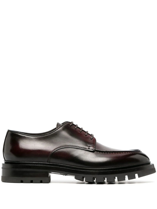 ridged-sole Derby shoes