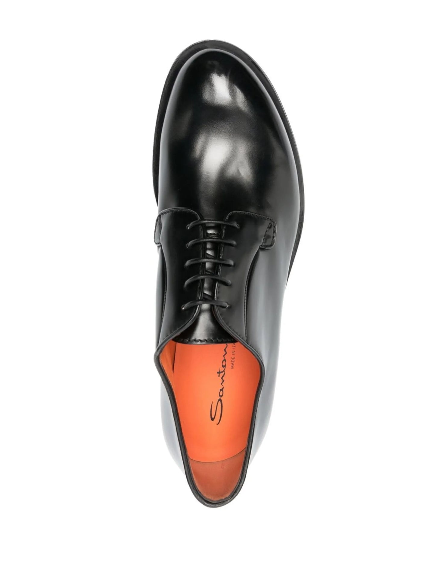round-toe lace-up Derby shoes