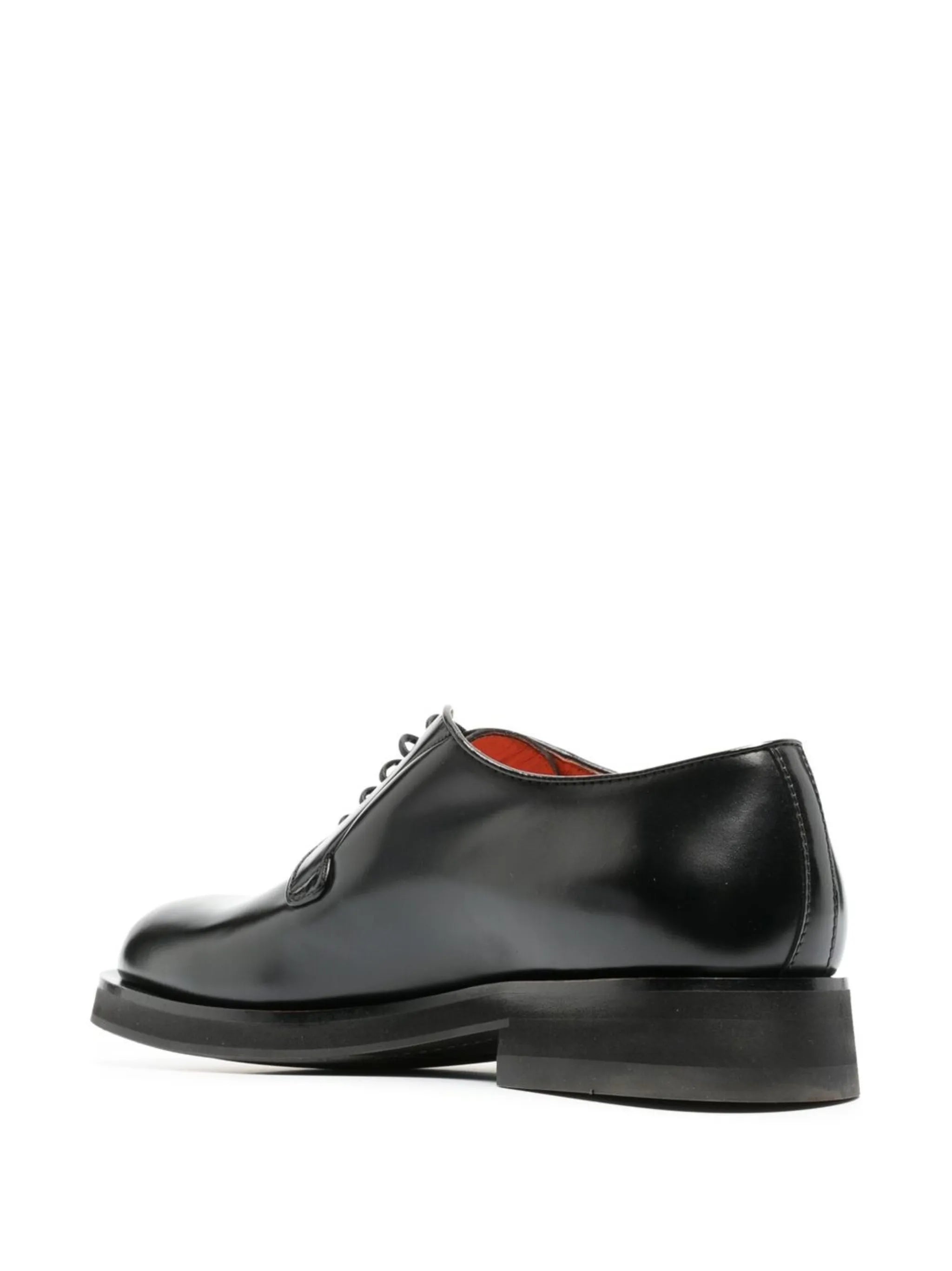 round-toe lace-up Derby shoes