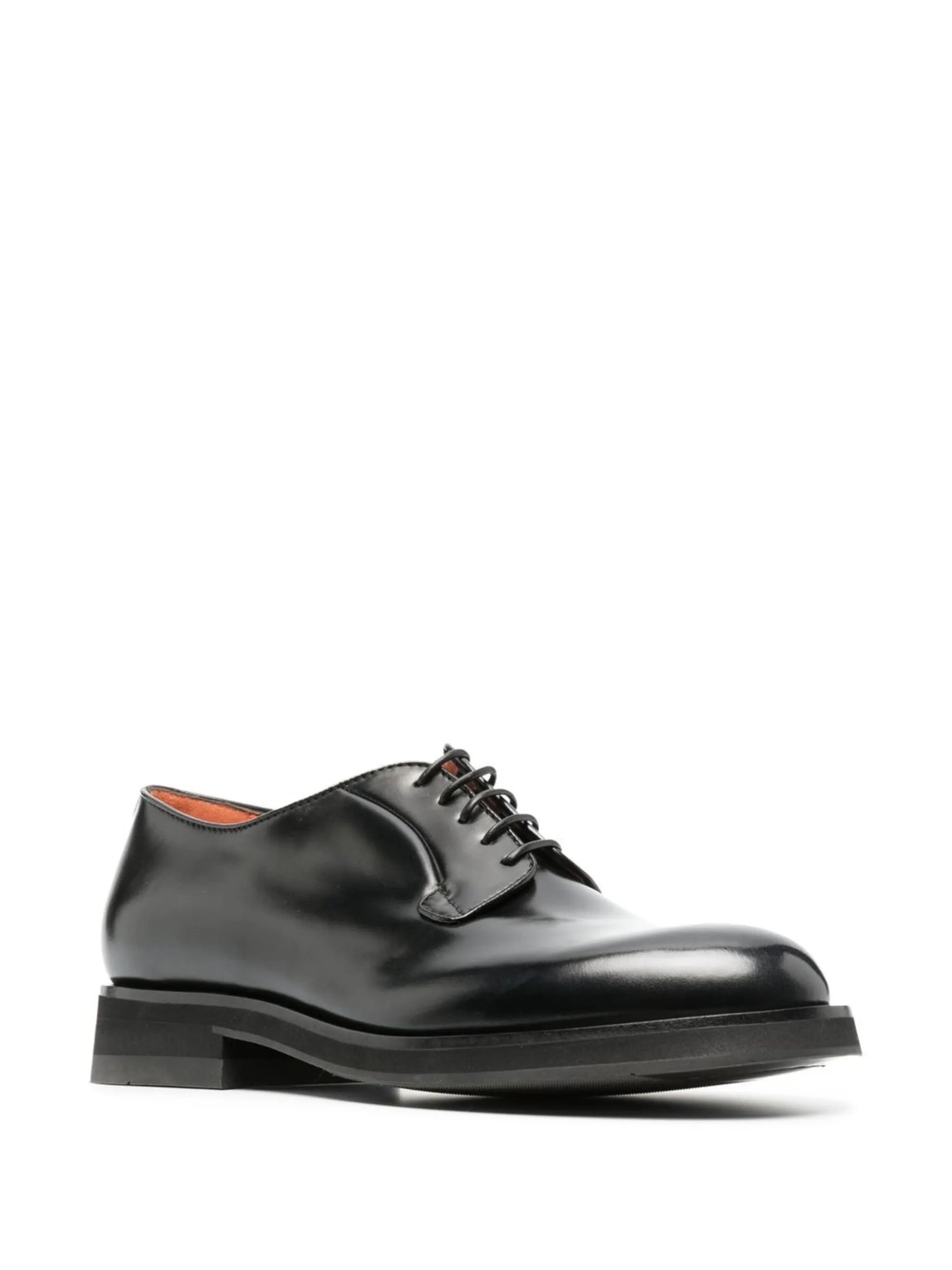round-toe lace-up Derby shoes