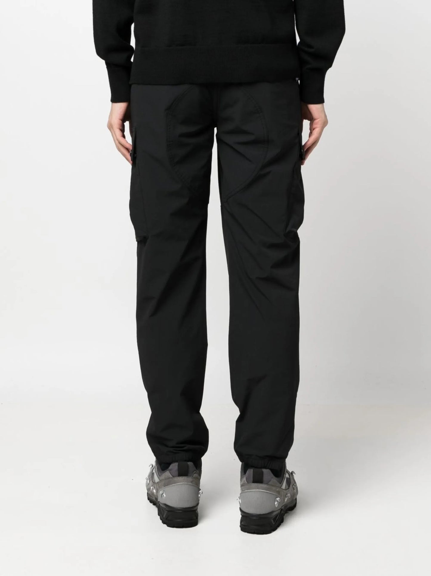 cargo straight-leg trousers