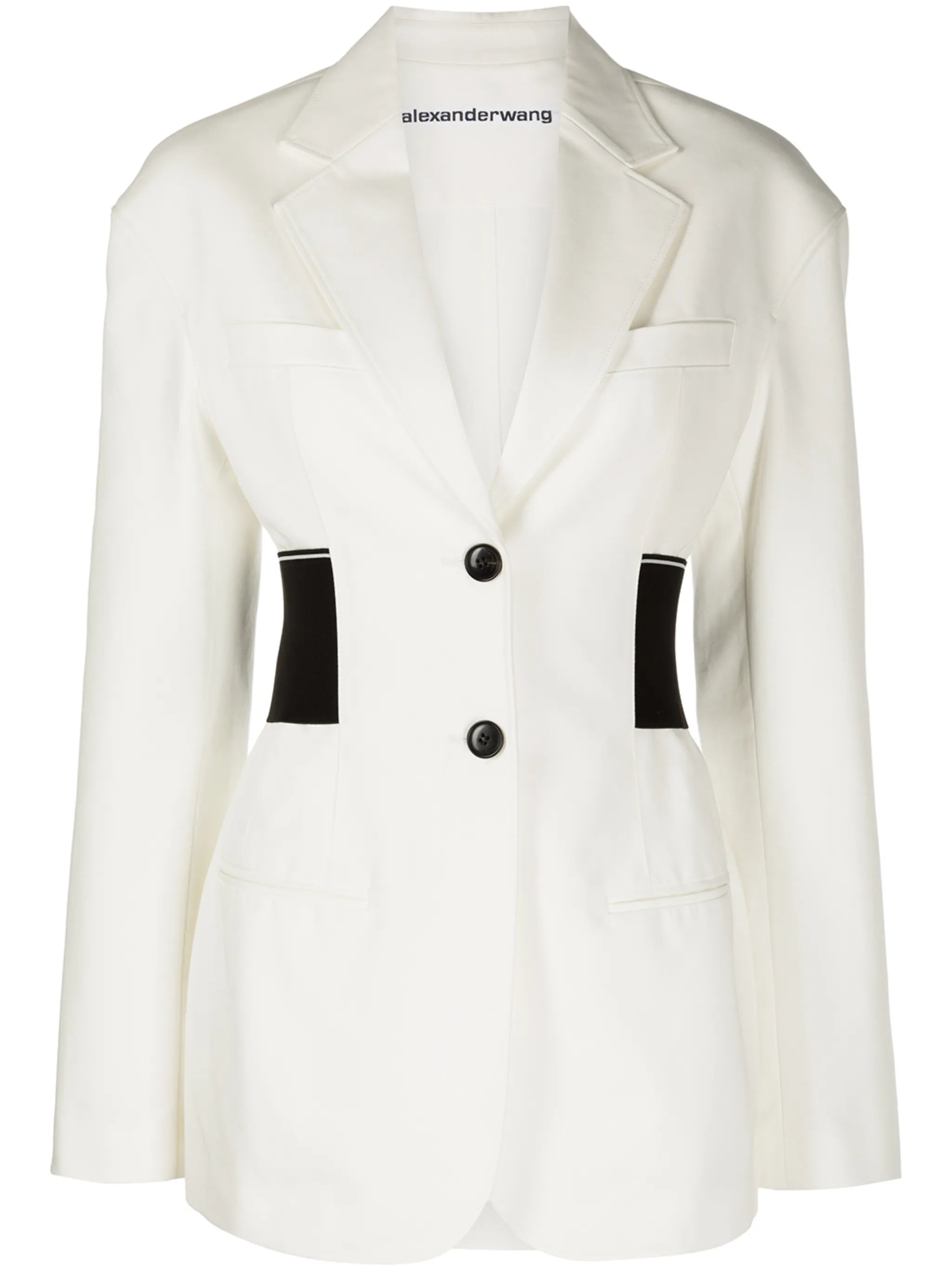tailored single-breasted blazer
