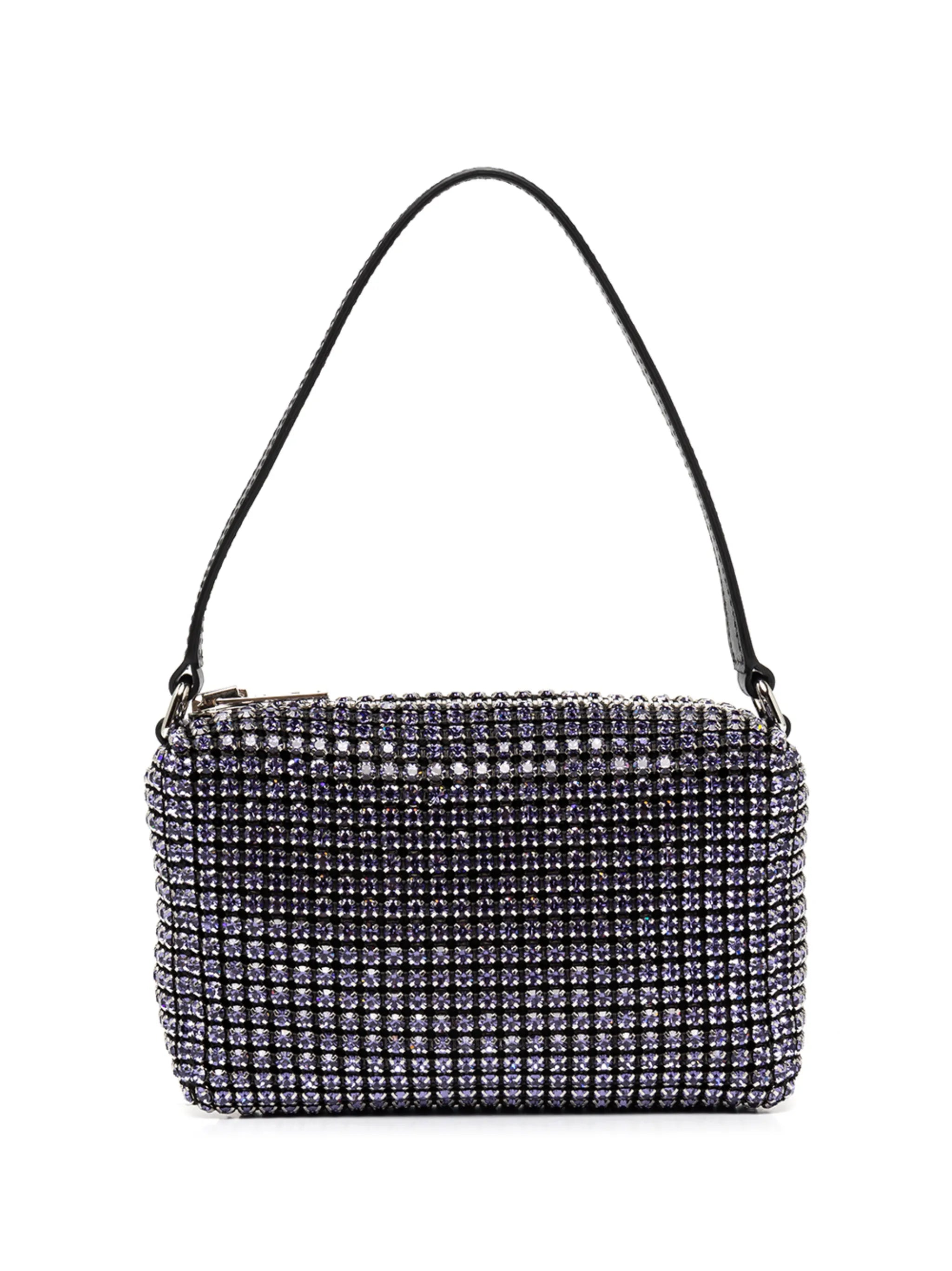 Heiress crystal-embellished pouch bag