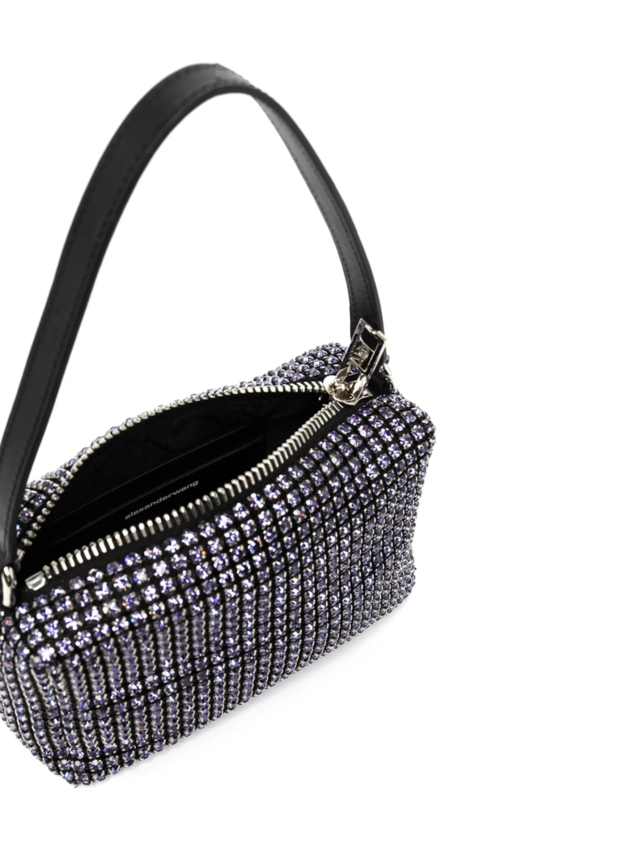Heiress crystal-embellished pouch bag