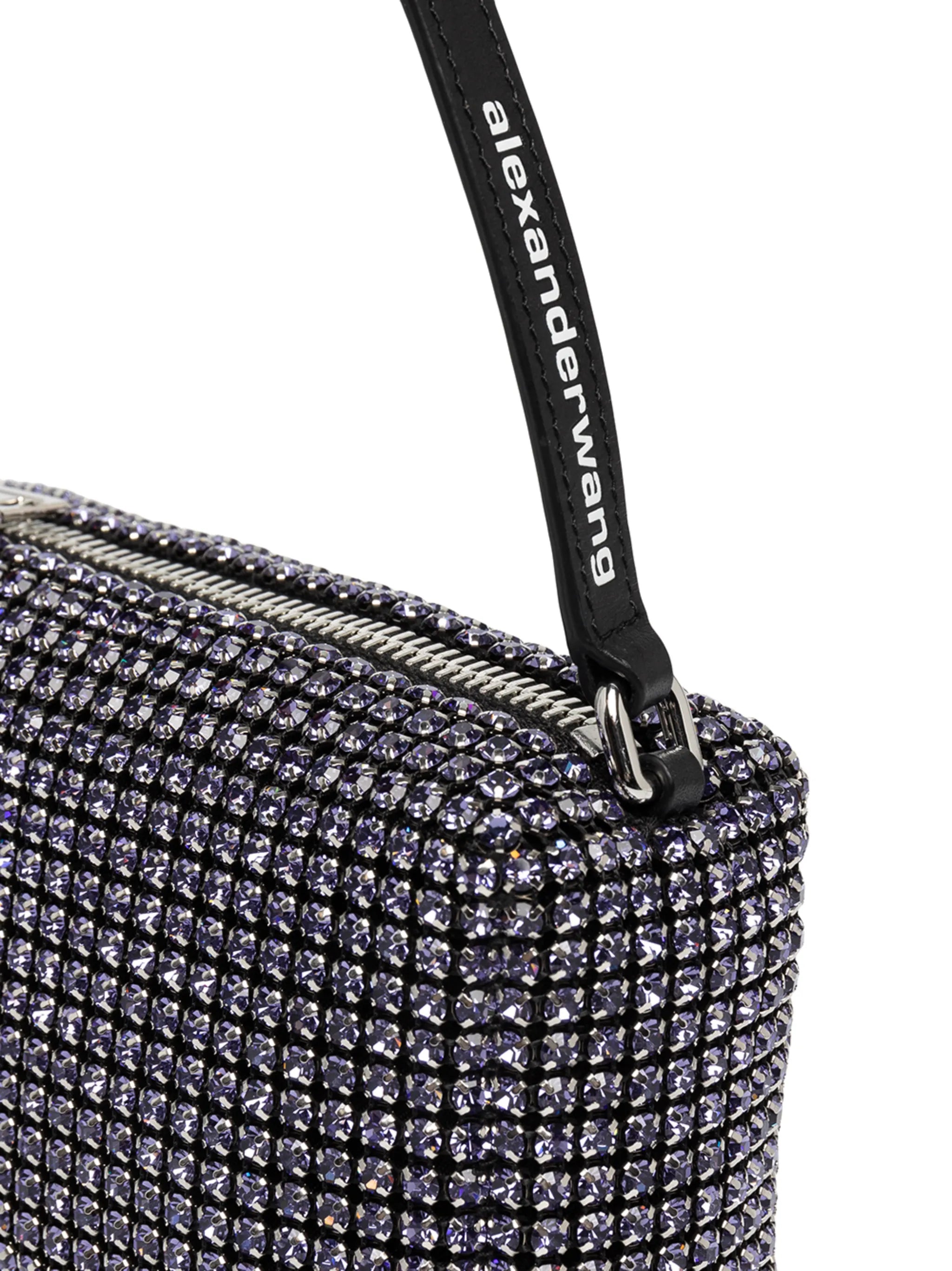 Heiress crystal-embellished pouch bag