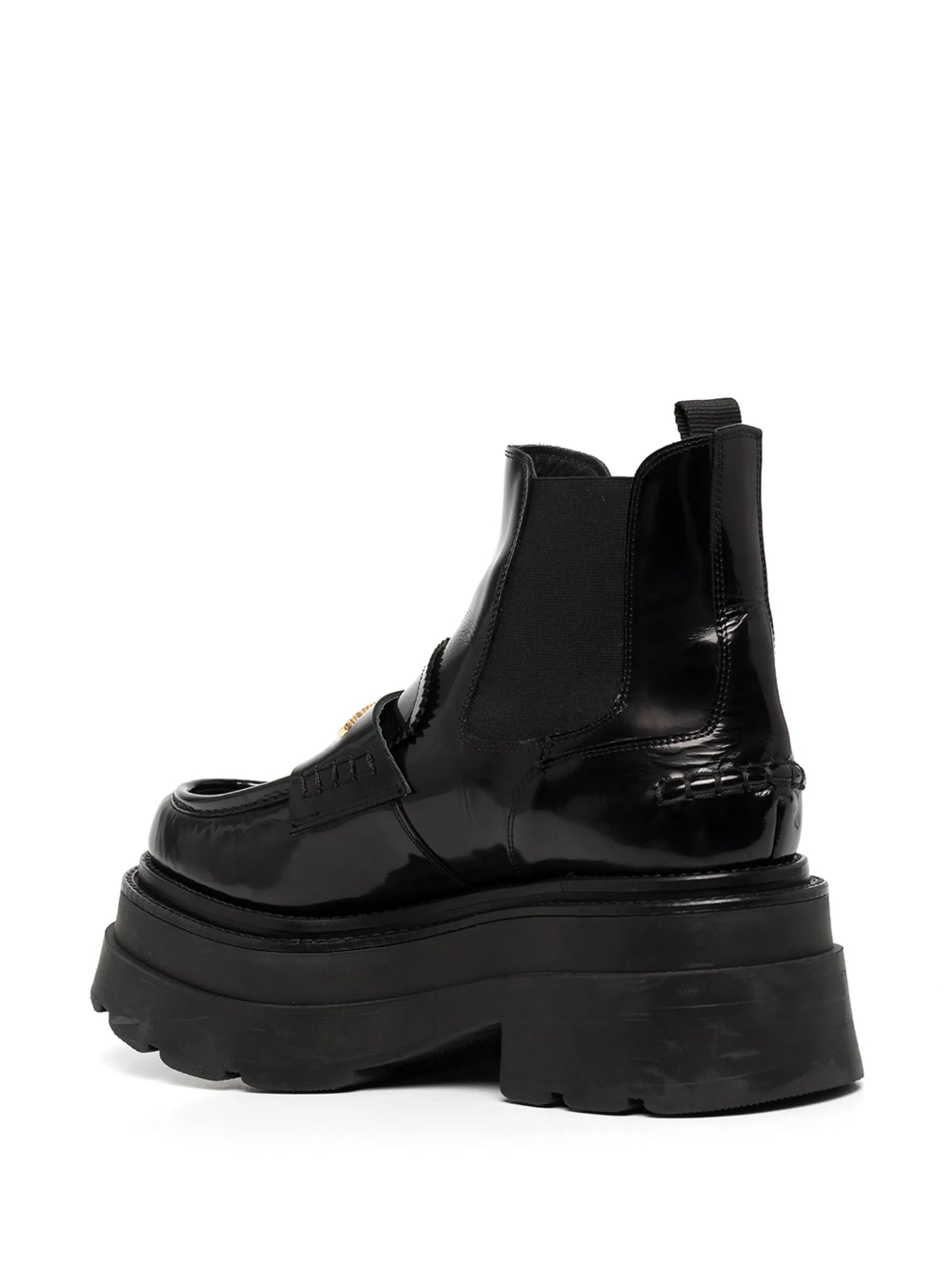 CARTER PLATFORM LOAFER BOOT IN LEATHER
