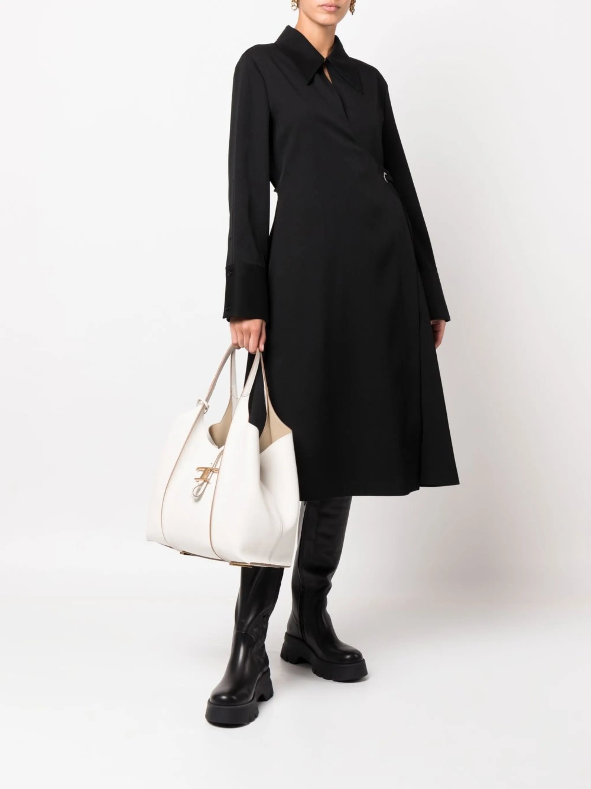 medium leather tote bag