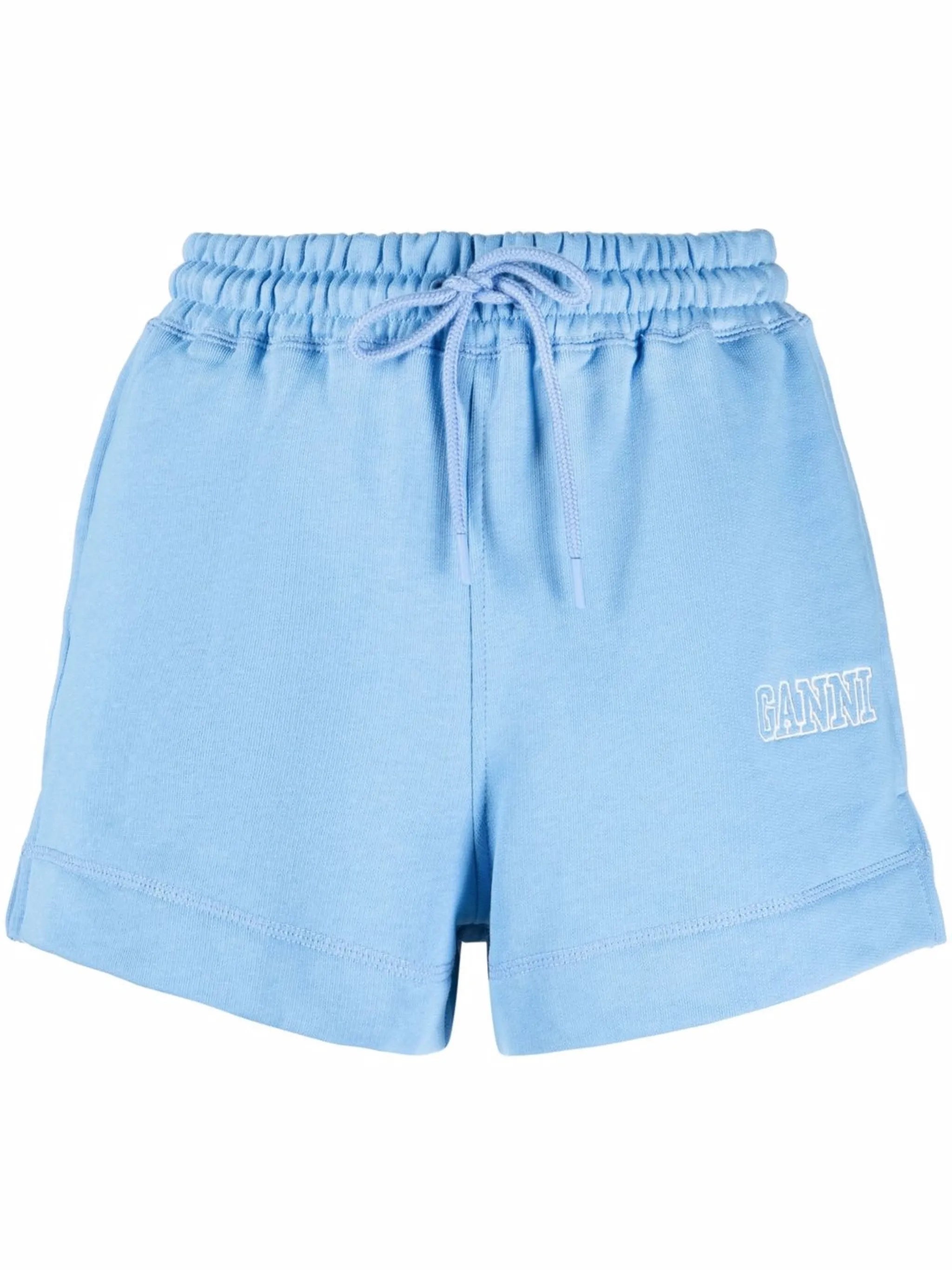 logo-embroidered drawstring shorts
