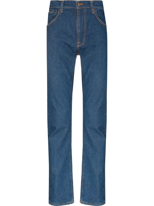 Broken Twill slim-cut jeans