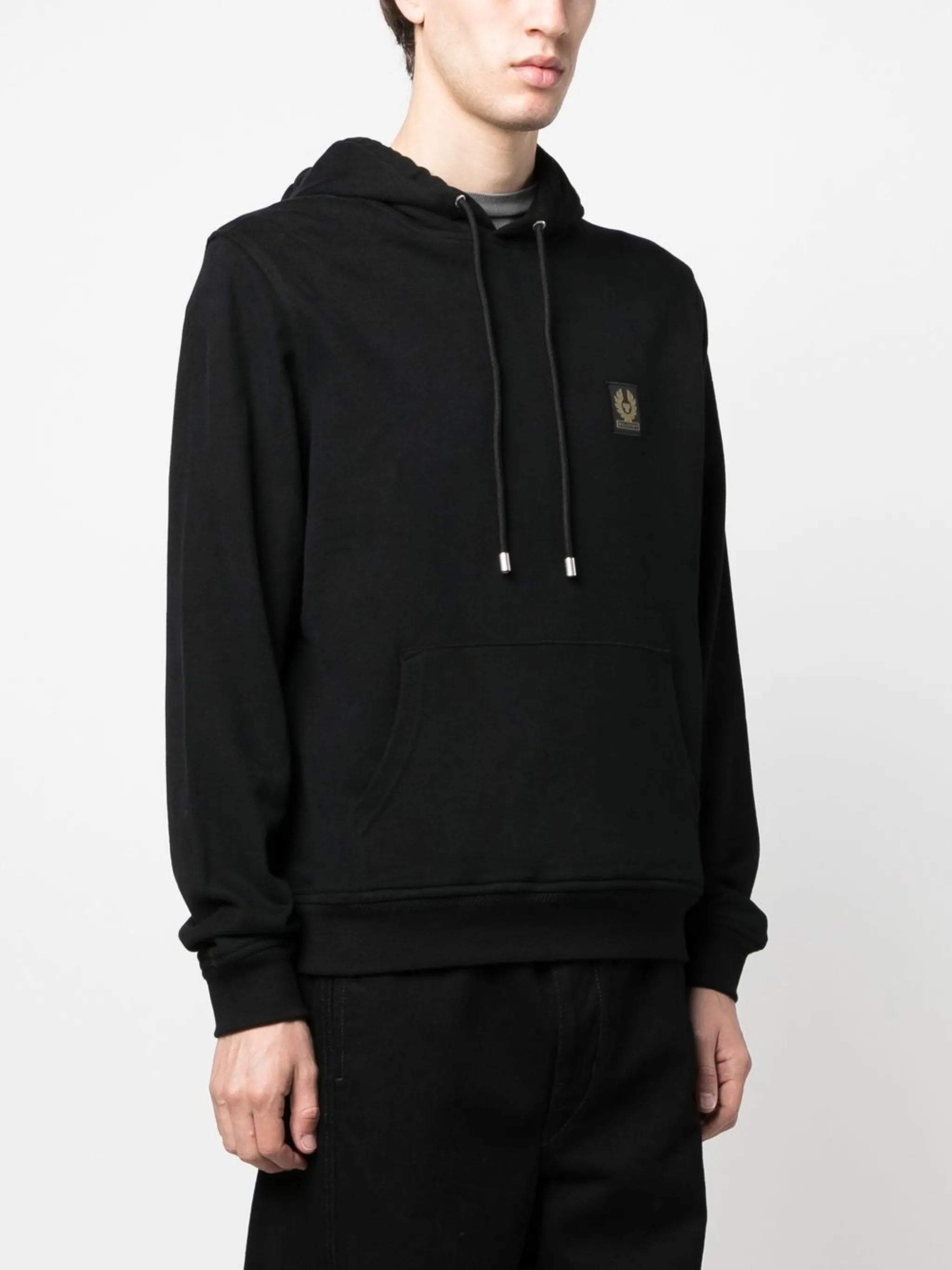 logo-patch drawstring hood