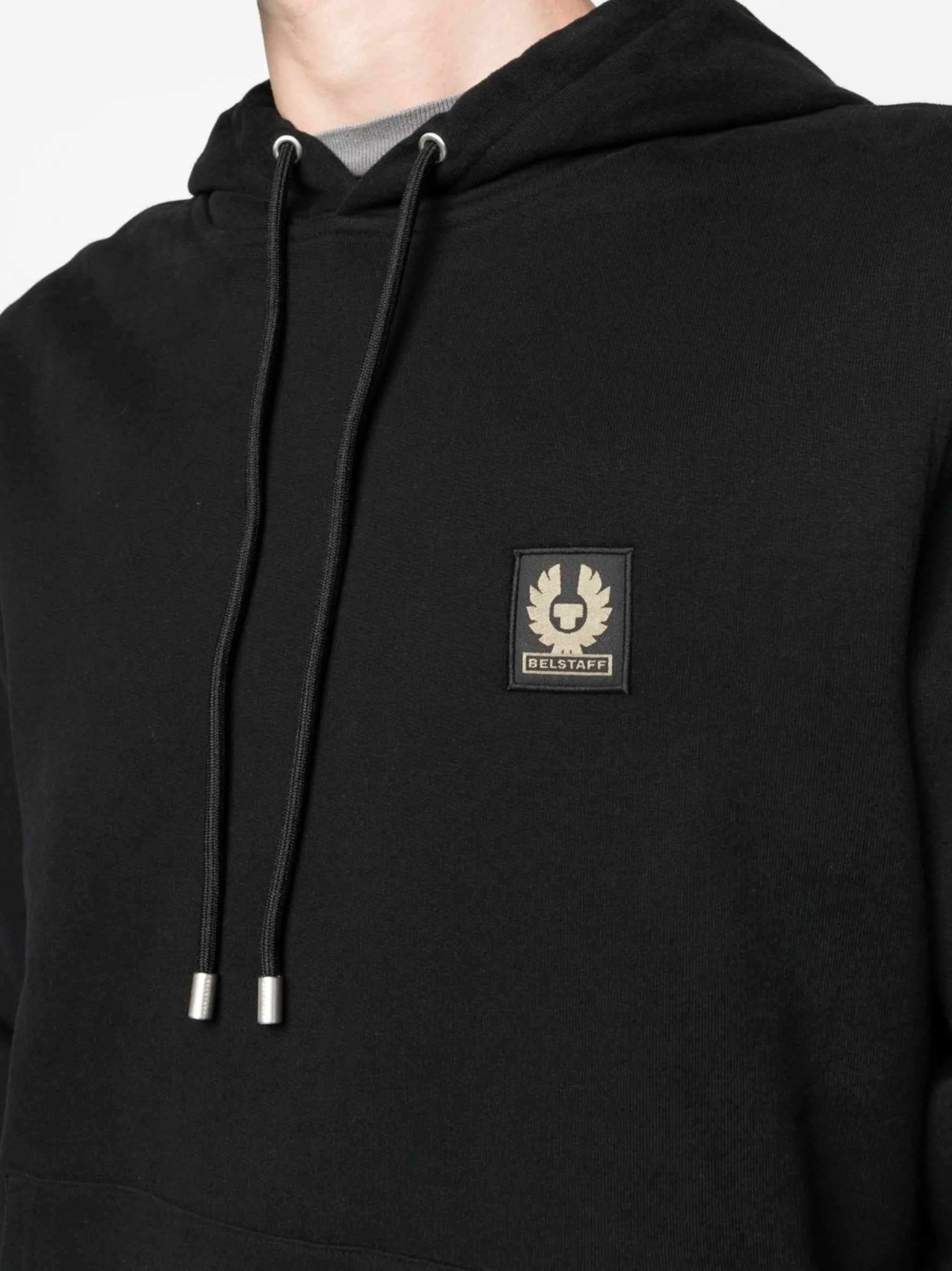 logo-patch drawstring hood