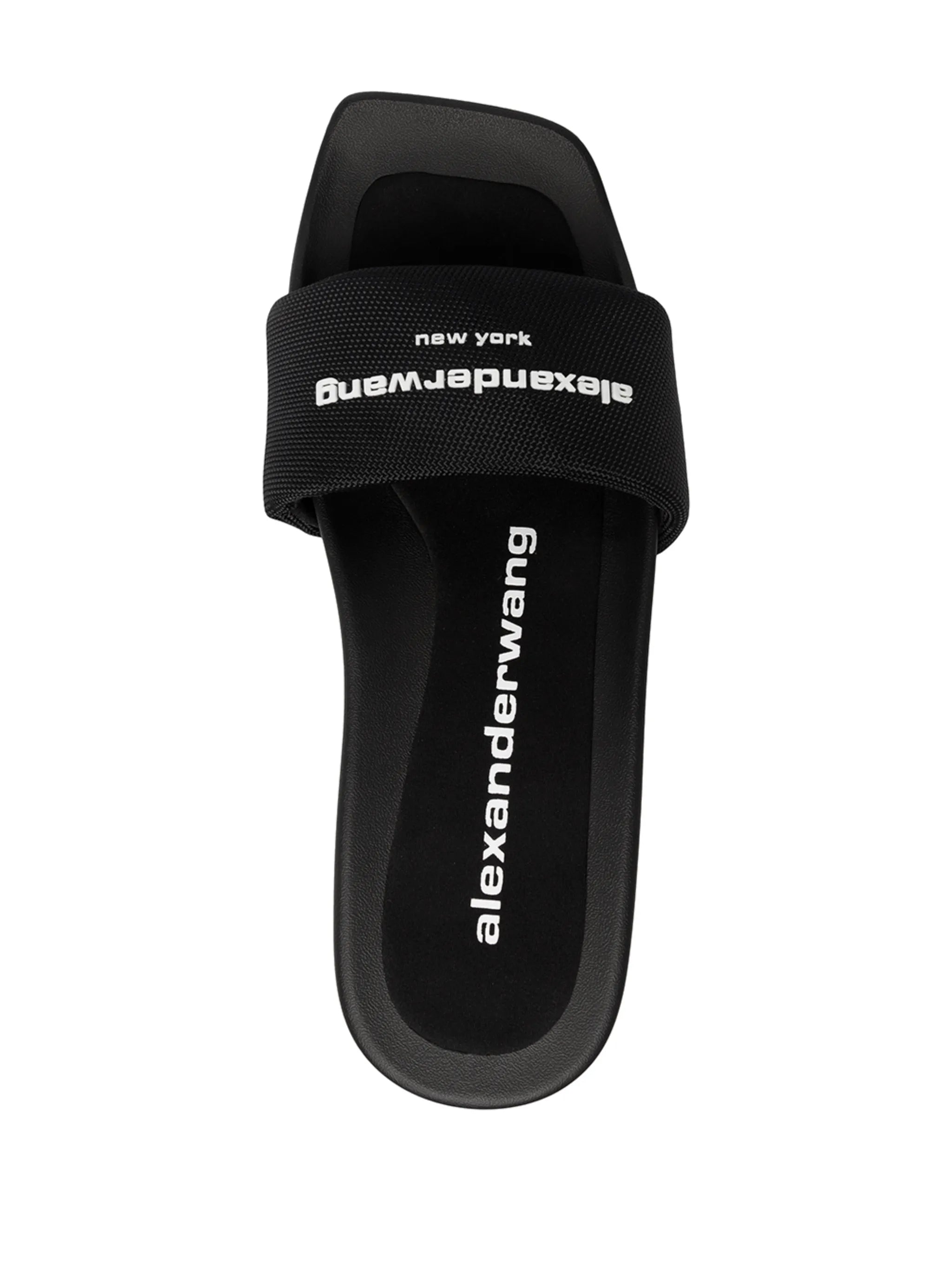logo-print strap slides