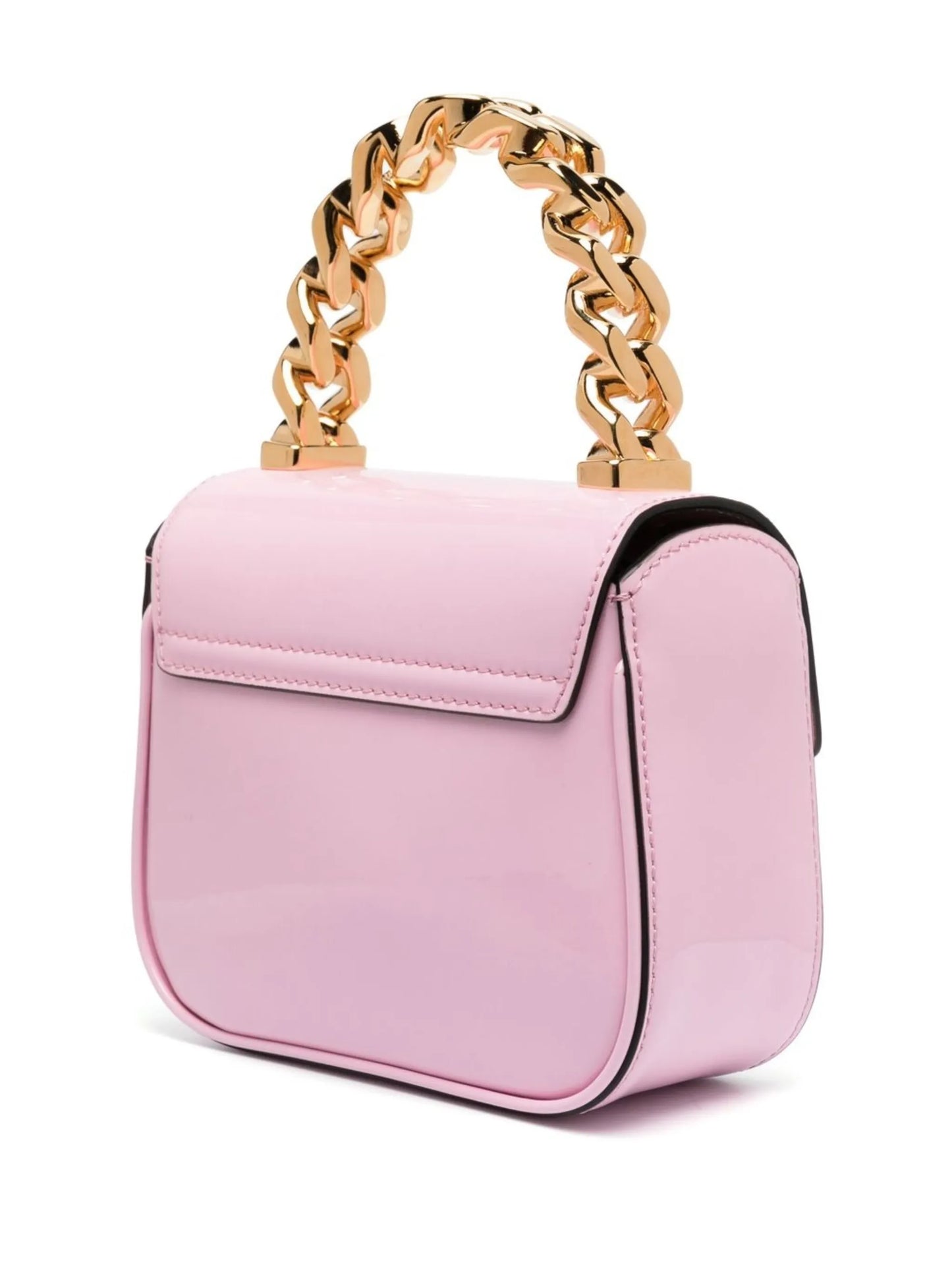 Medusa patent leather mini bag