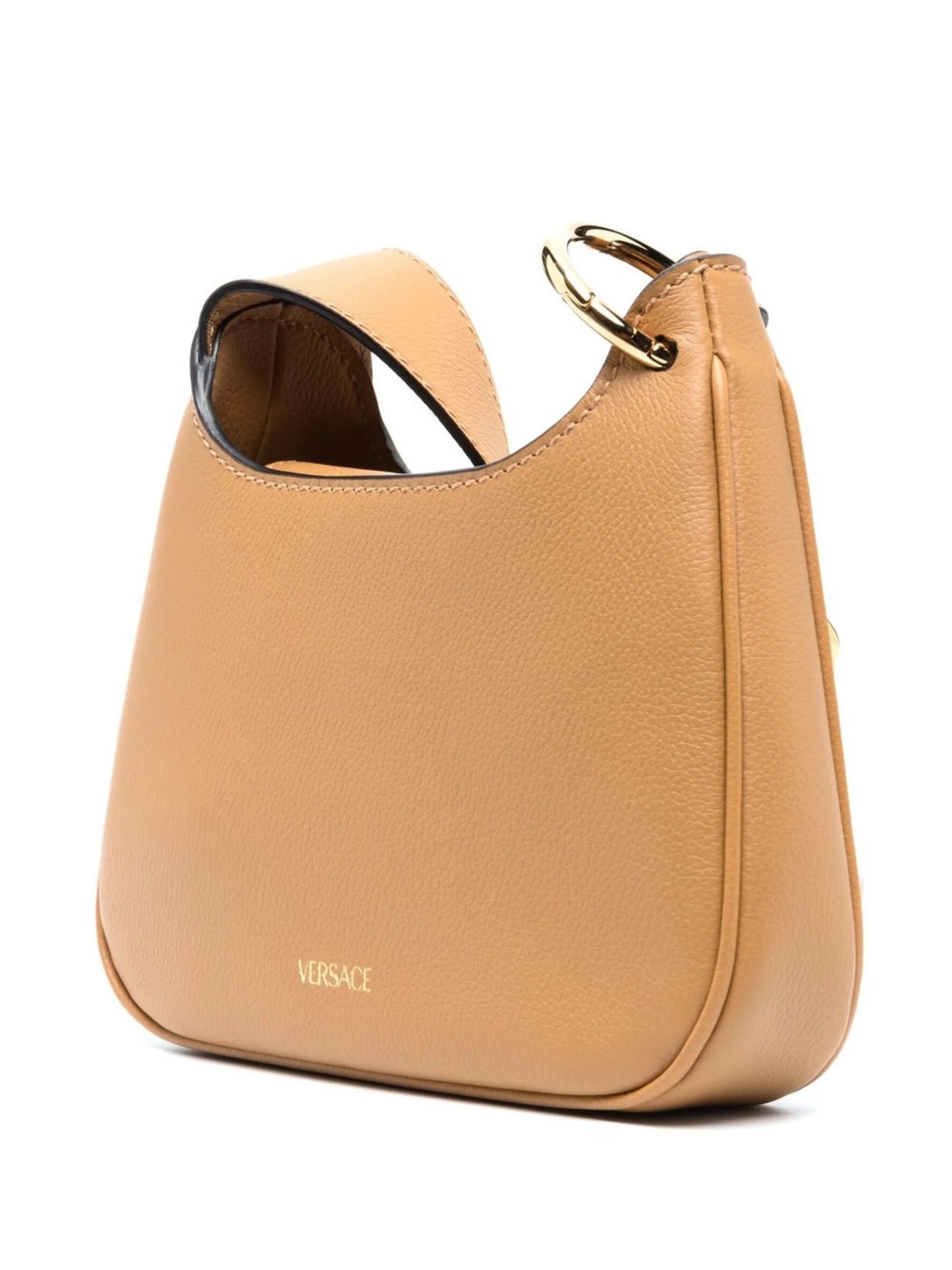 Medusa-head leather shoulder bag