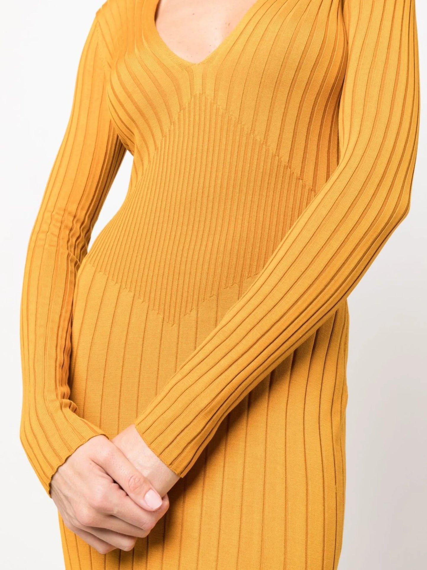 Nicolai ribbed-knit maxi dress