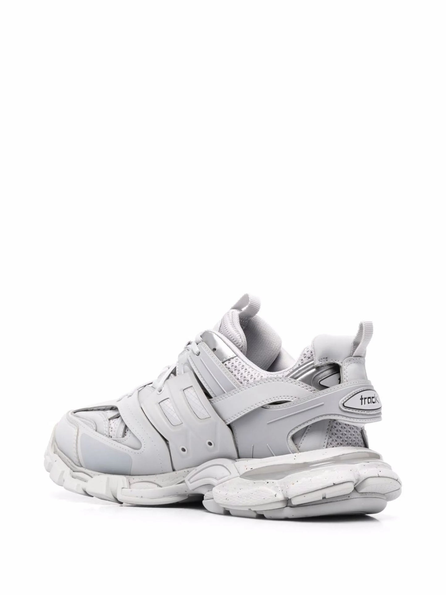 Track panelled low-top sneakers