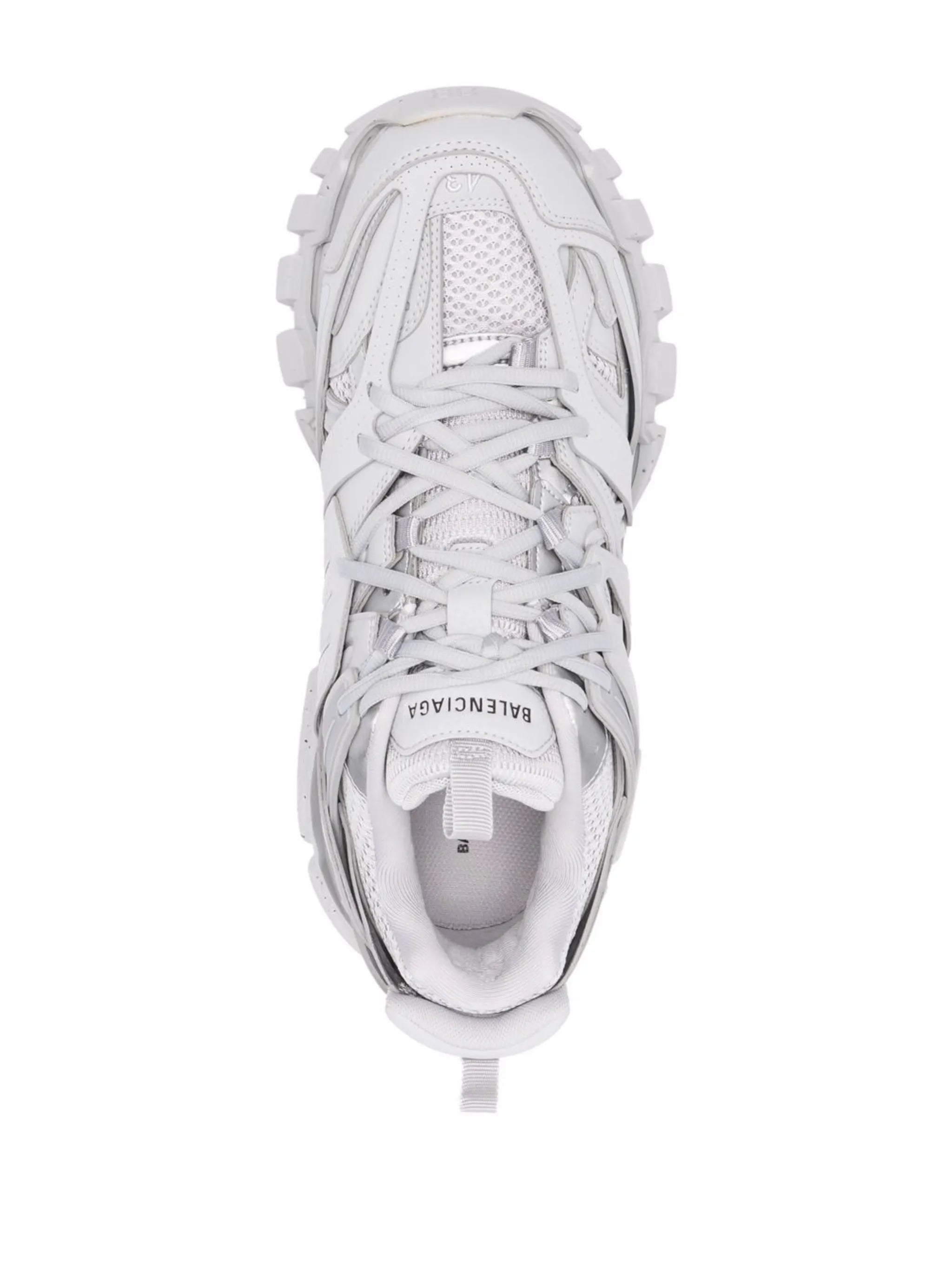 Track panelled low-top sneakers