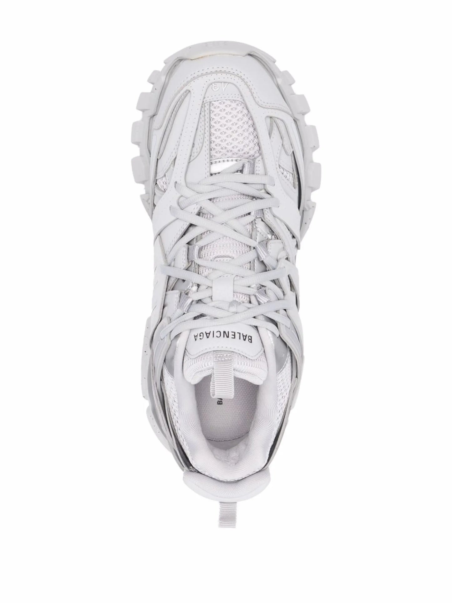 Track panelled low-top sneakers