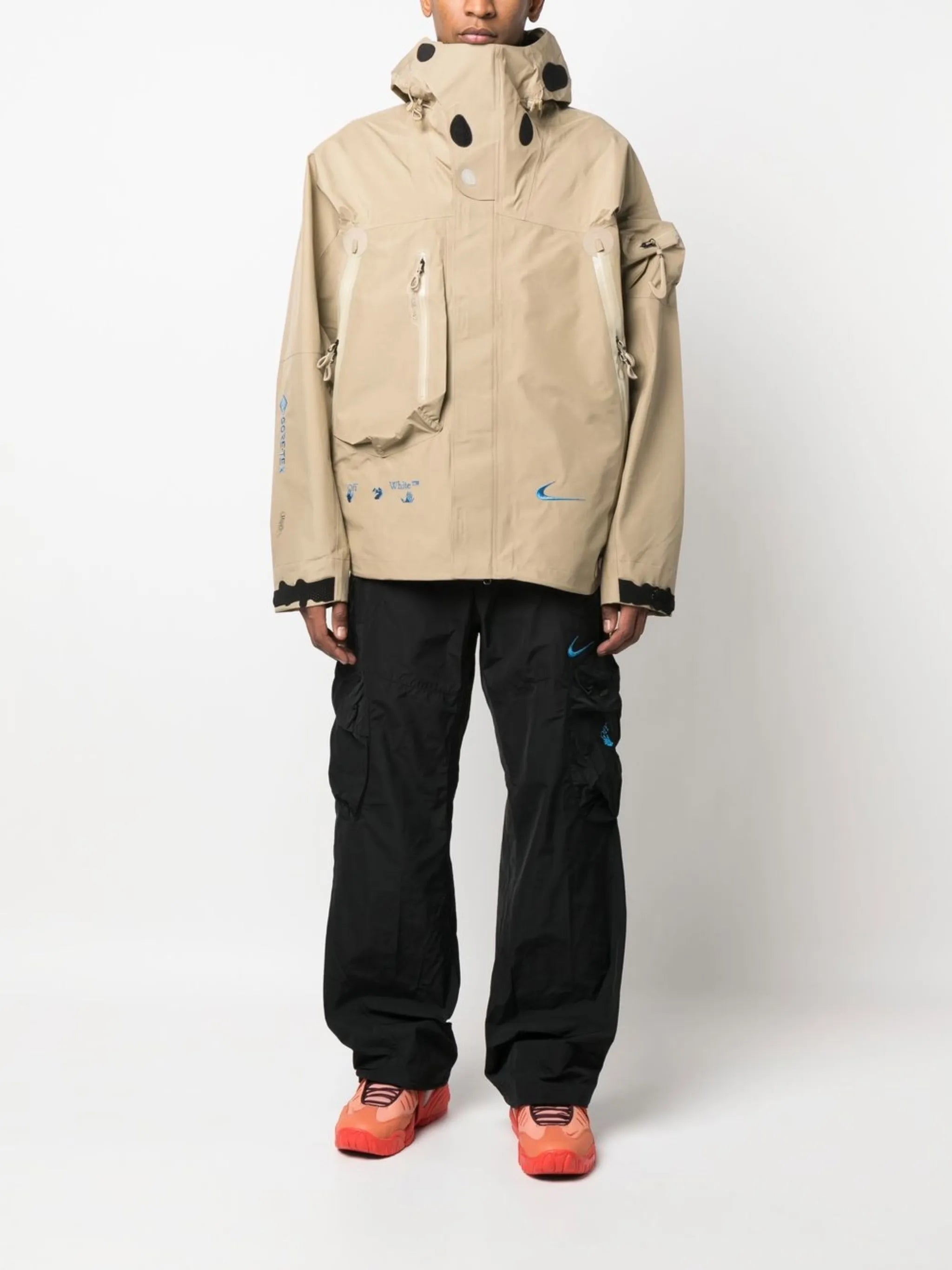 x Off White hooded jacket