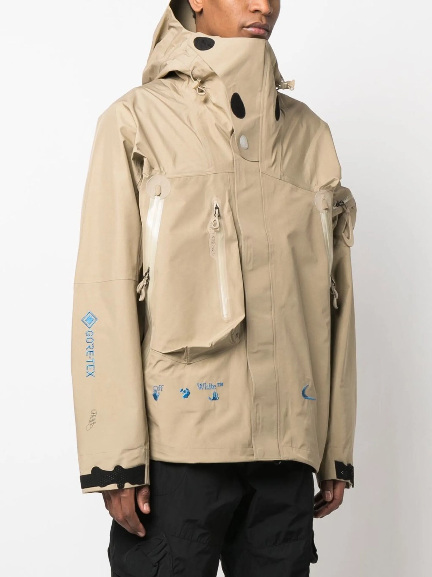 x Off White hooded jacket