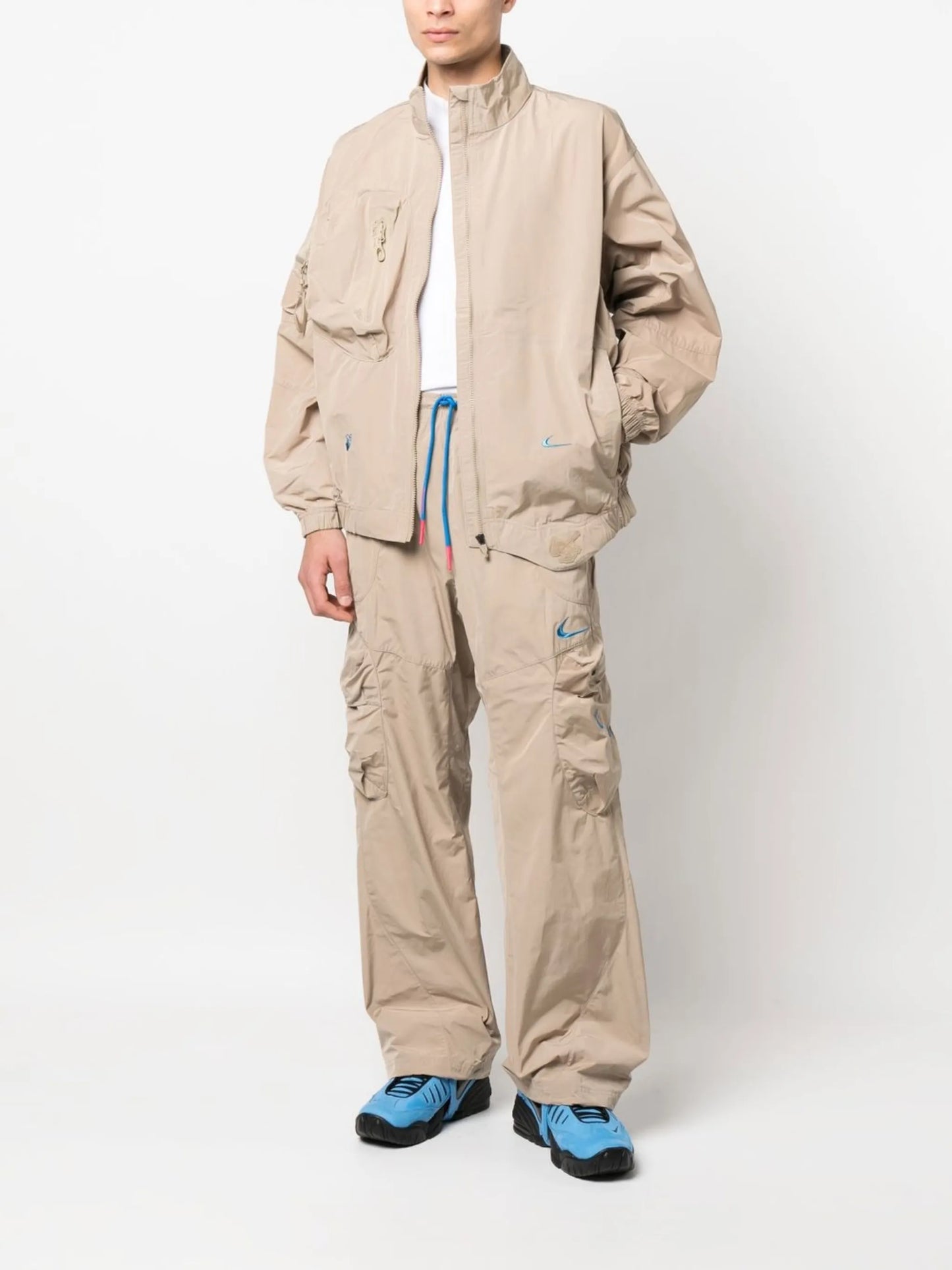 embroidered-logo two-piece set