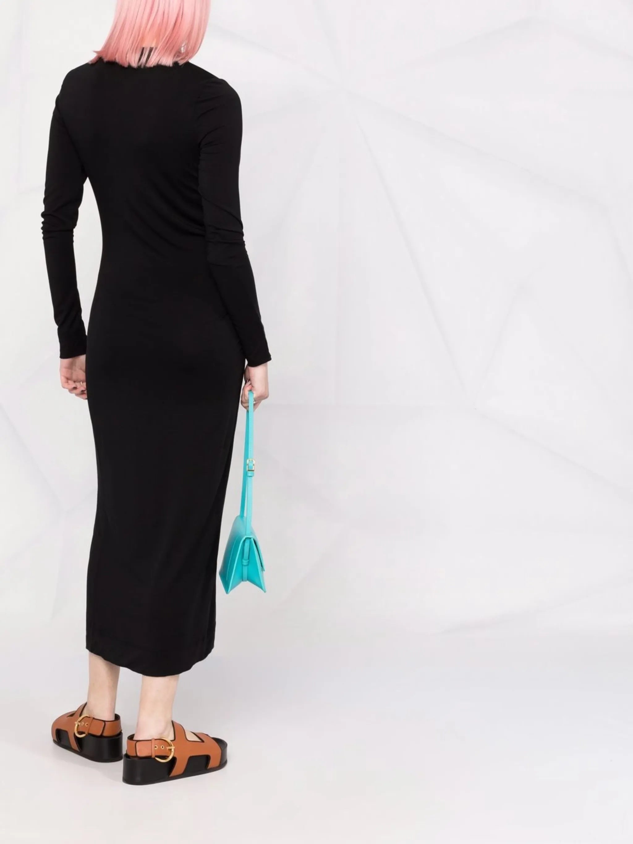 logo-print T-shirt dress
