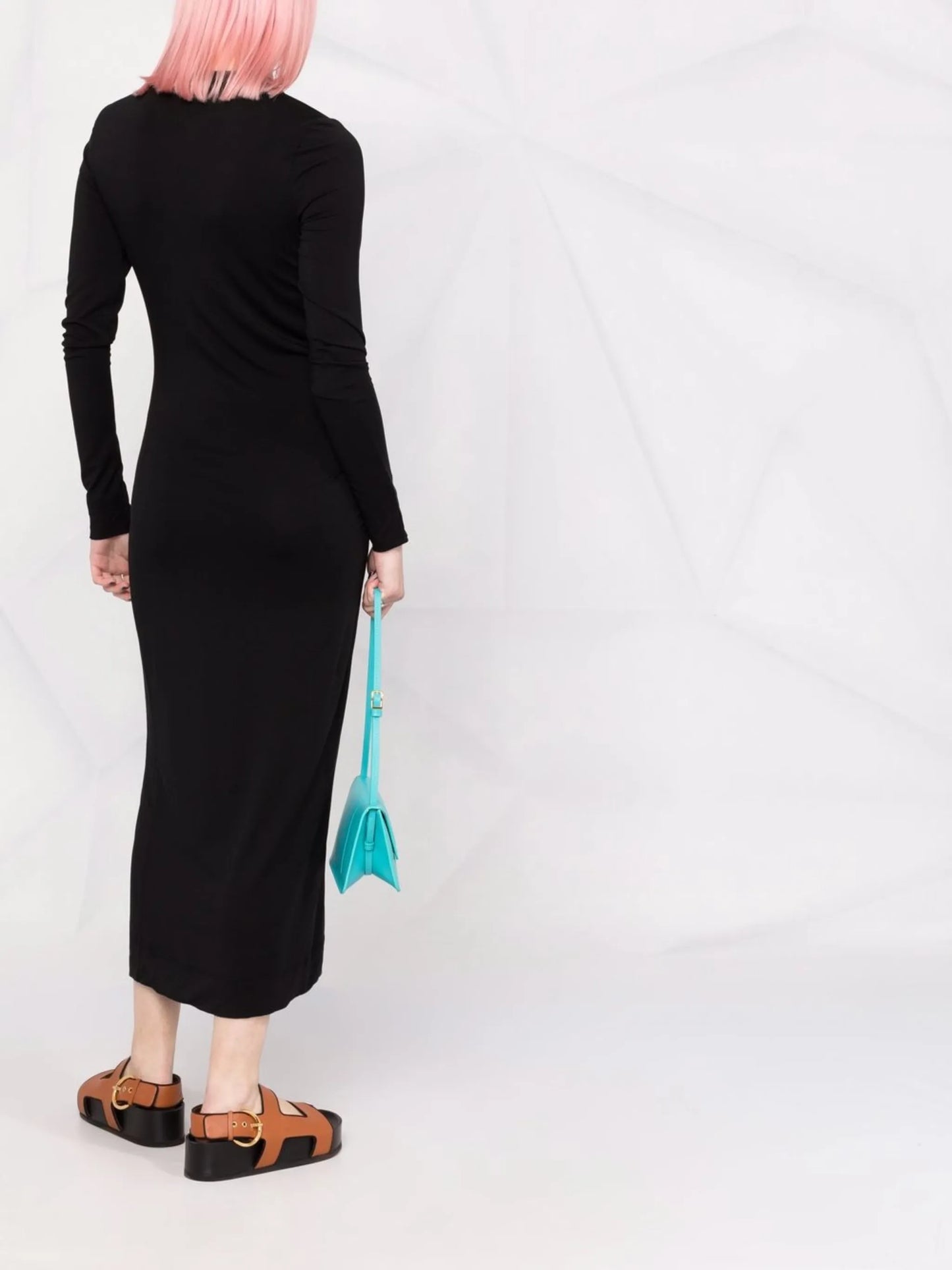 logo-print T-shirt dress