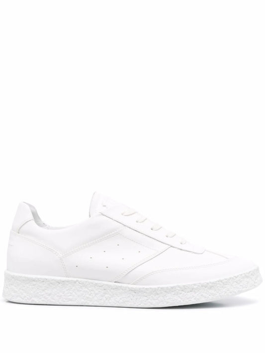 embossed-logo tongue sneakers