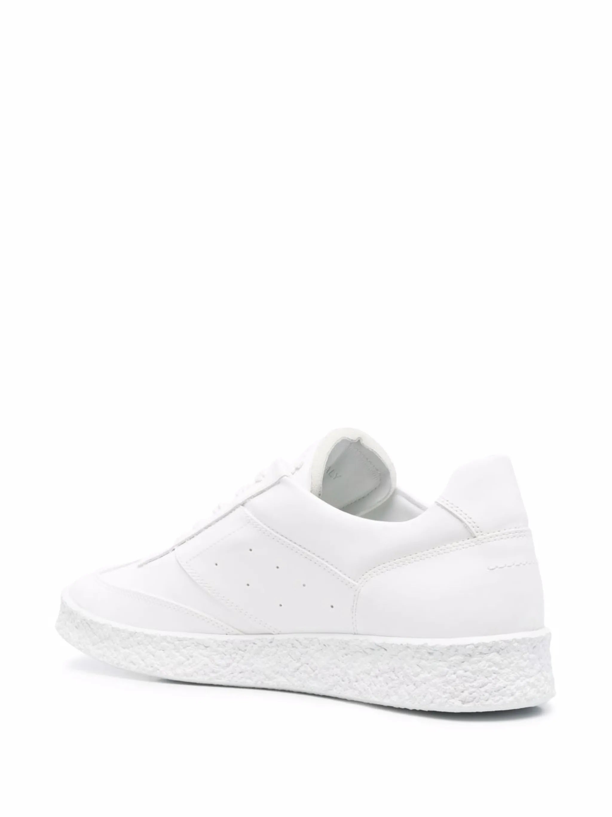 embossed-logo tongue sneakers