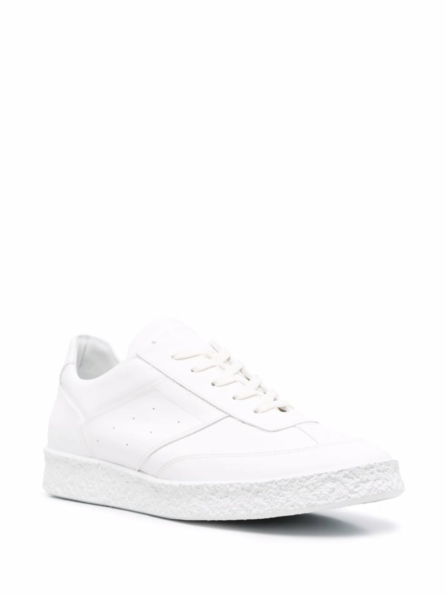 embossed-logo tongue sneakers
