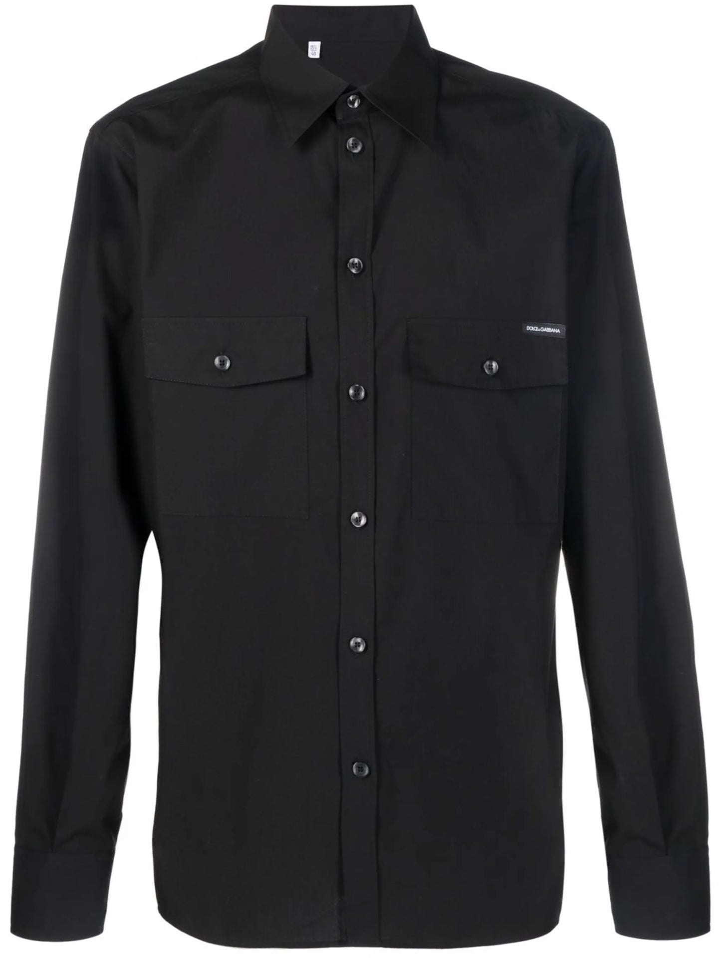 logo-patch long-sleeve shirt