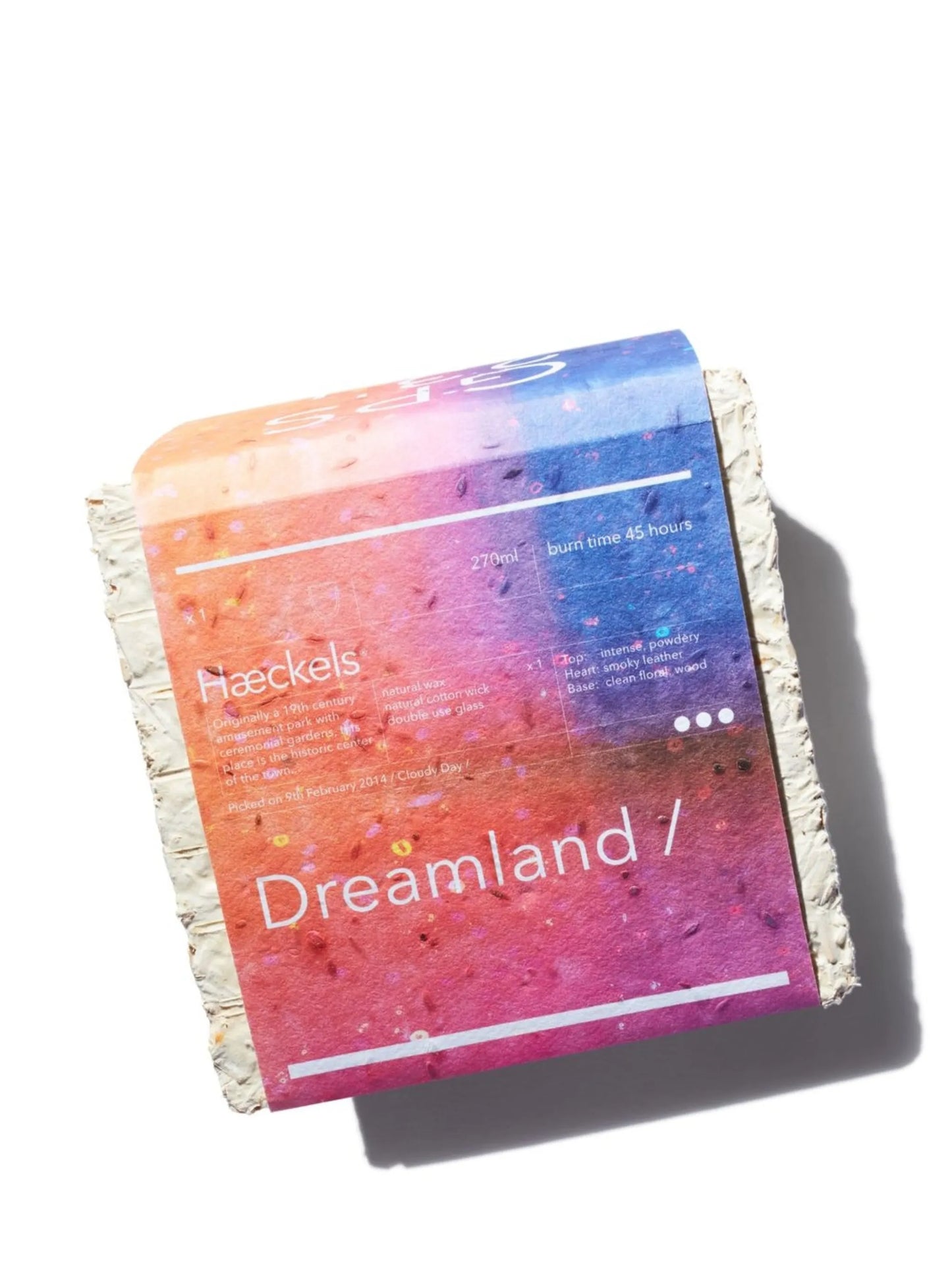 Dreamland / GPS 23’ 5”N candle