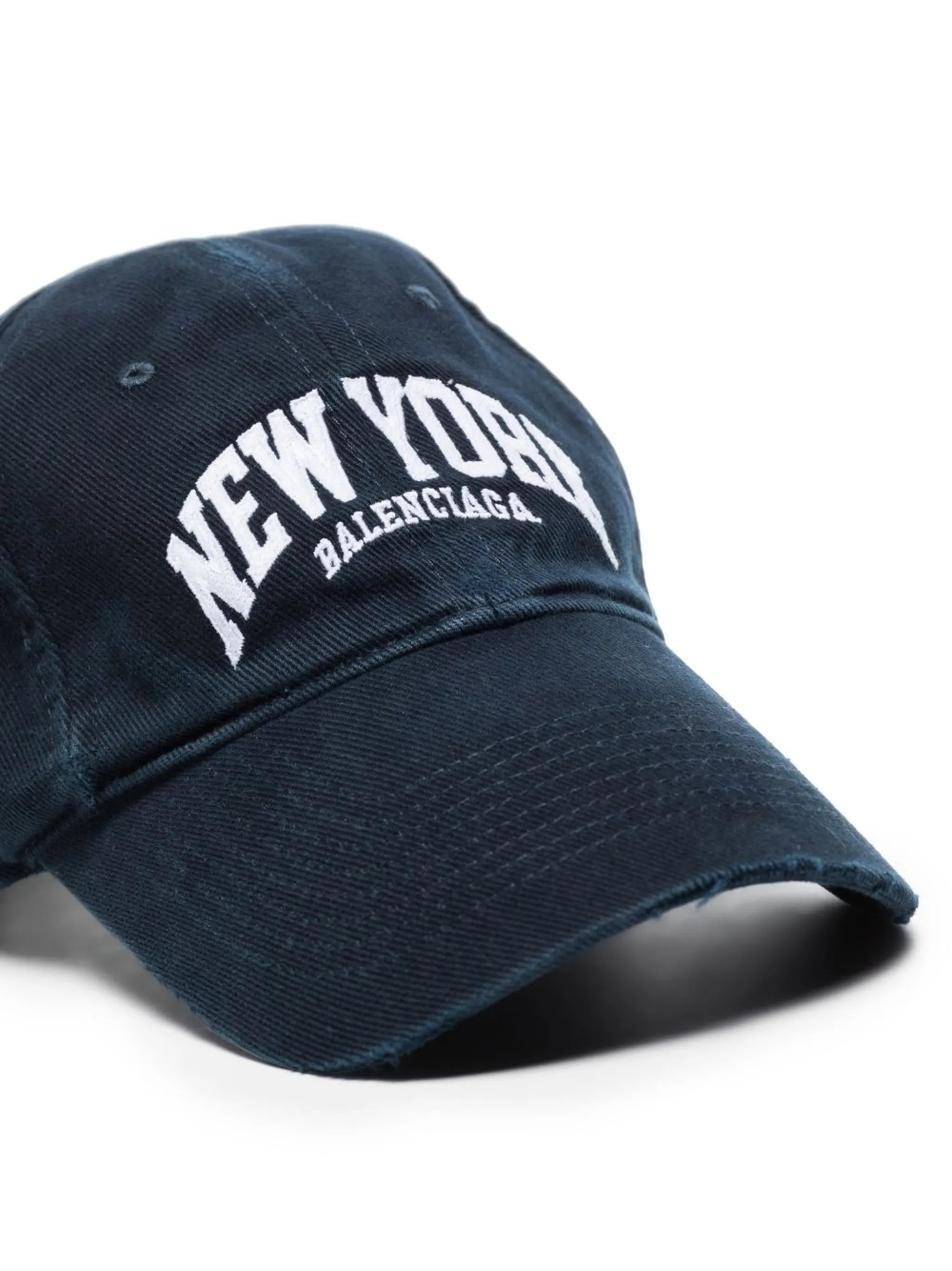 New York logo-embroidered cap