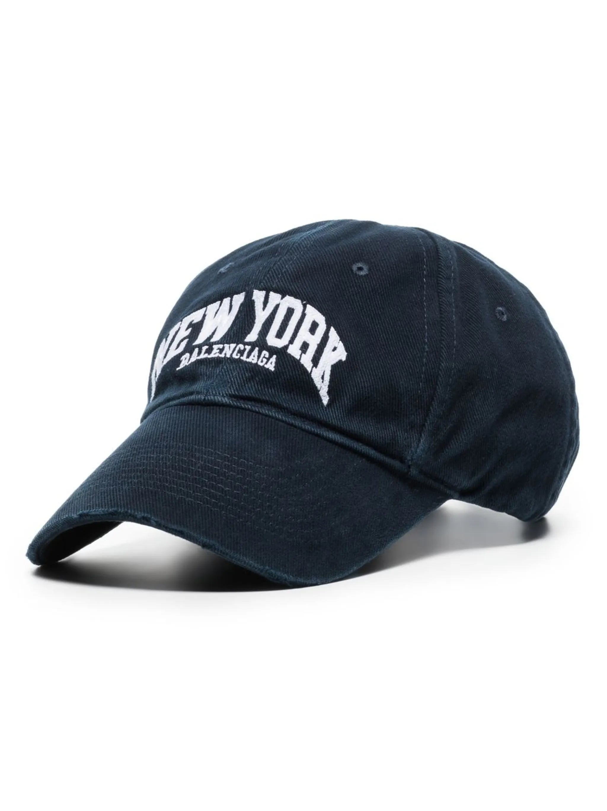 New York logo-embroidered cap