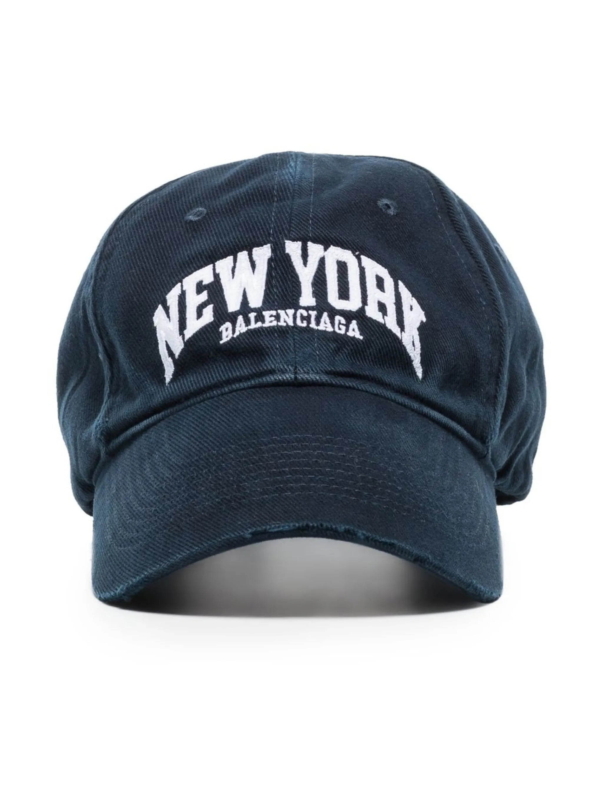 New York logo-embroidered cap