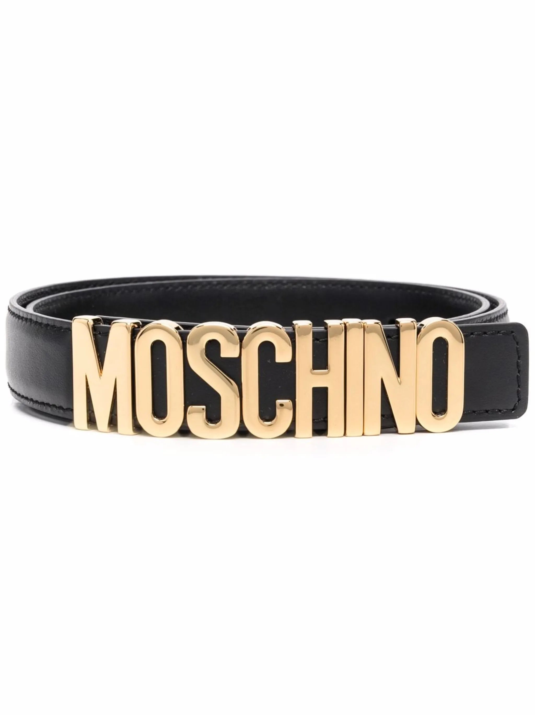logo-buckle belt