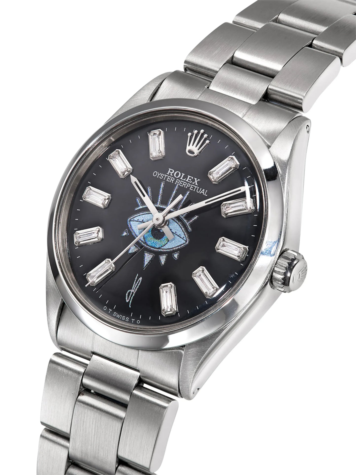 pre-owned customised Rolex Oyster Perpetual 34mm