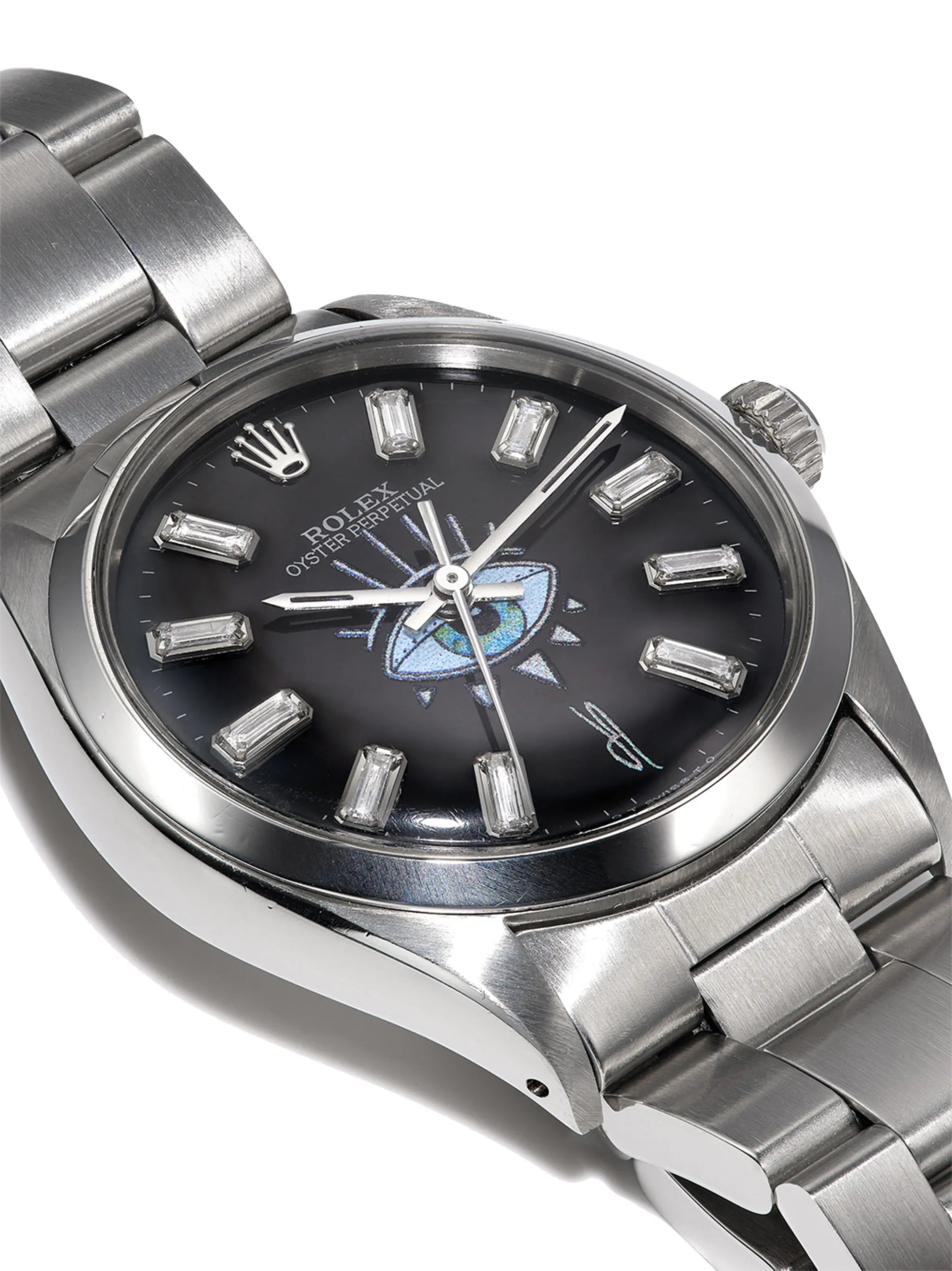 pre-owned customised Rolex Oyster Perpetual 34mm