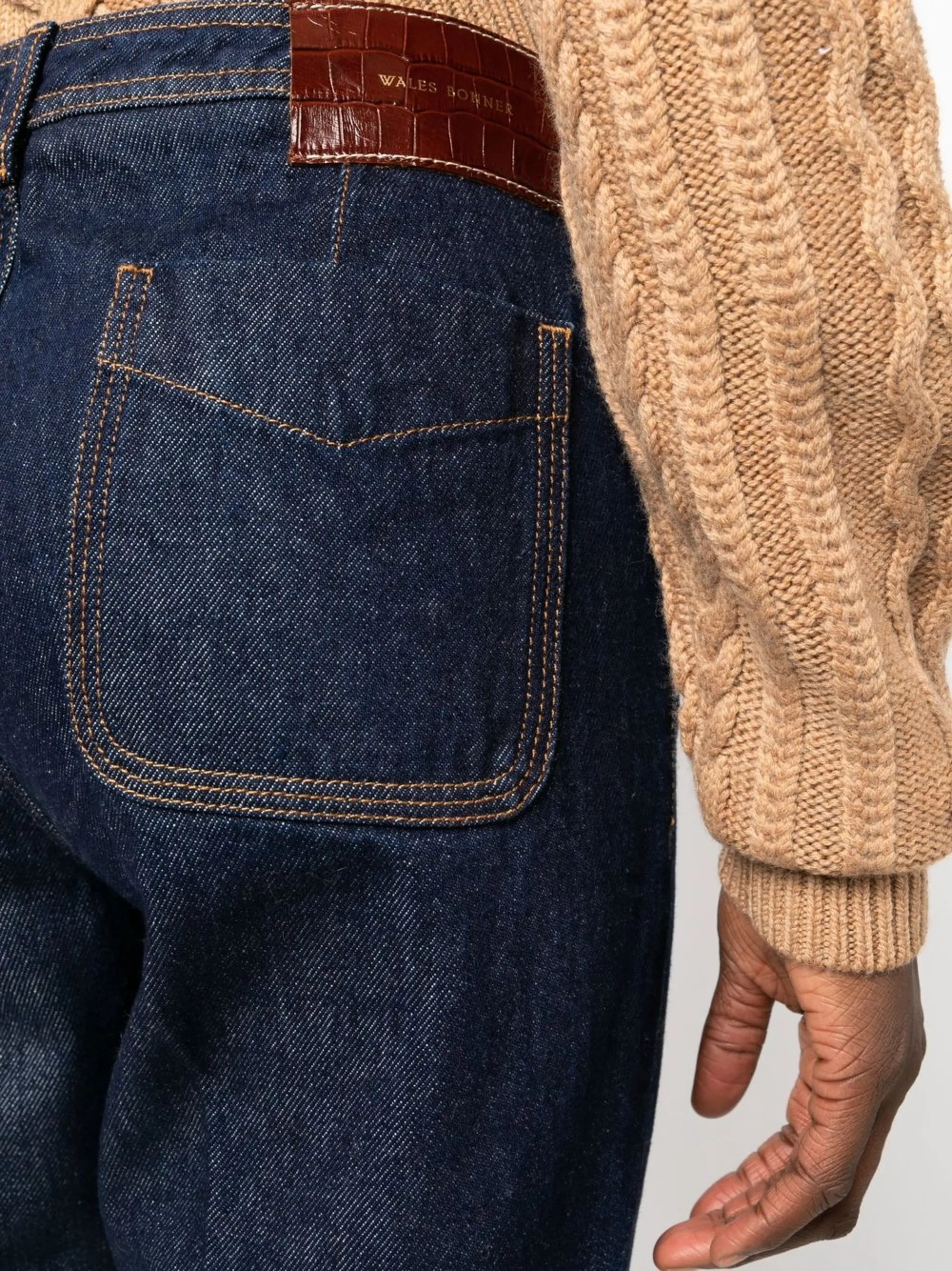 Brooklyn wide-leg jeans