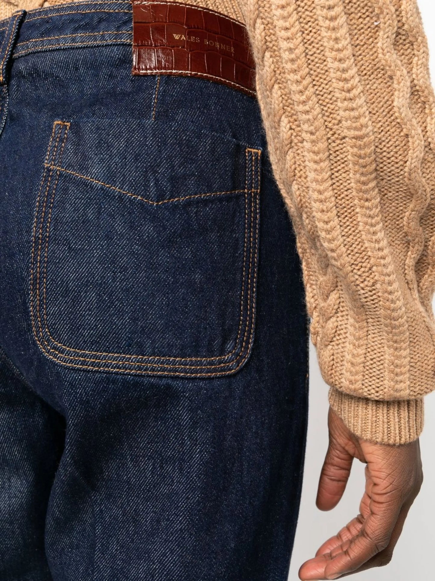 Brooklyn wide-leg jeans