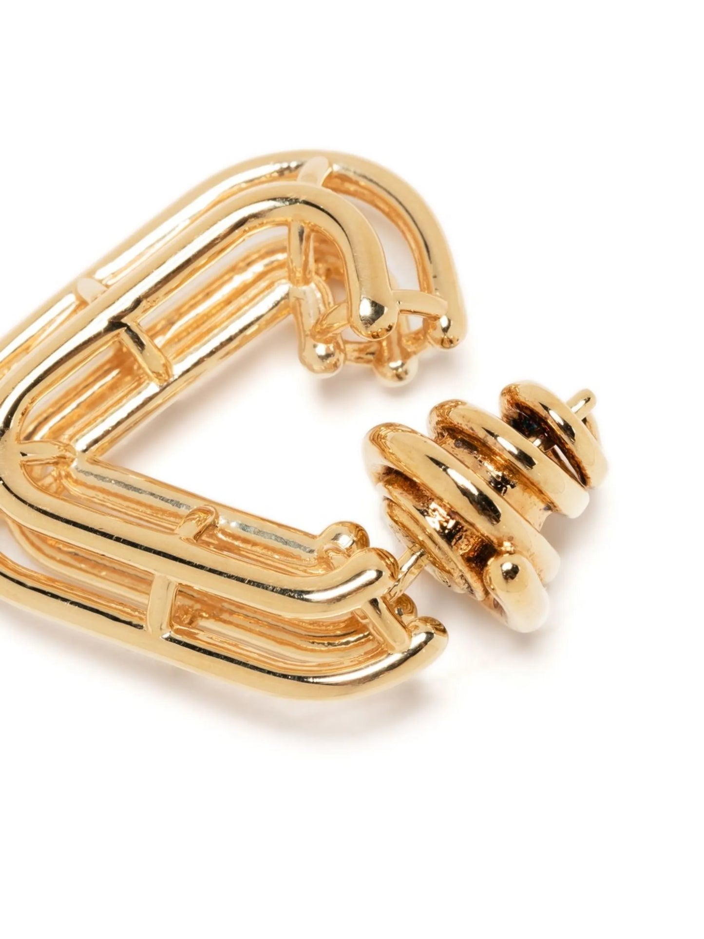 sculpted hoop earings