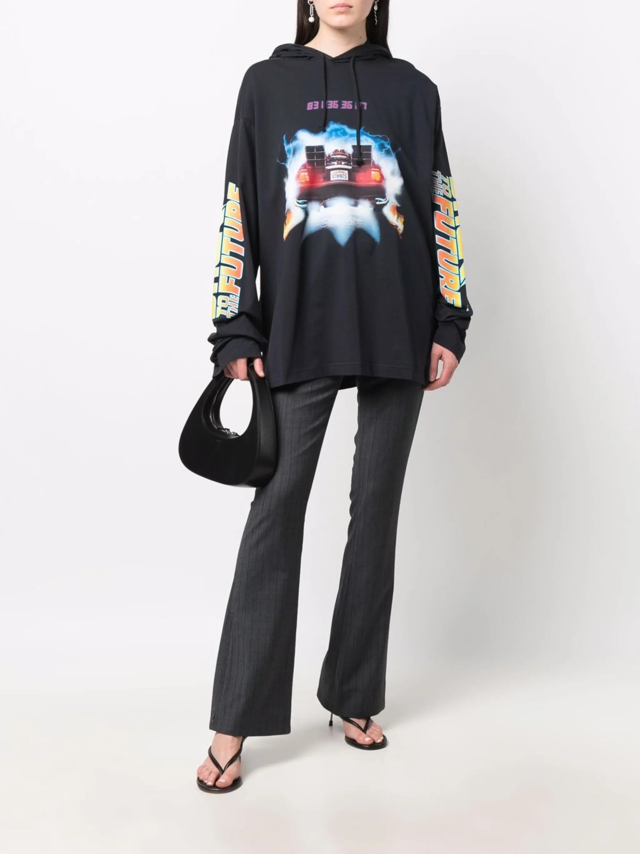 Back to the Future print hoodie