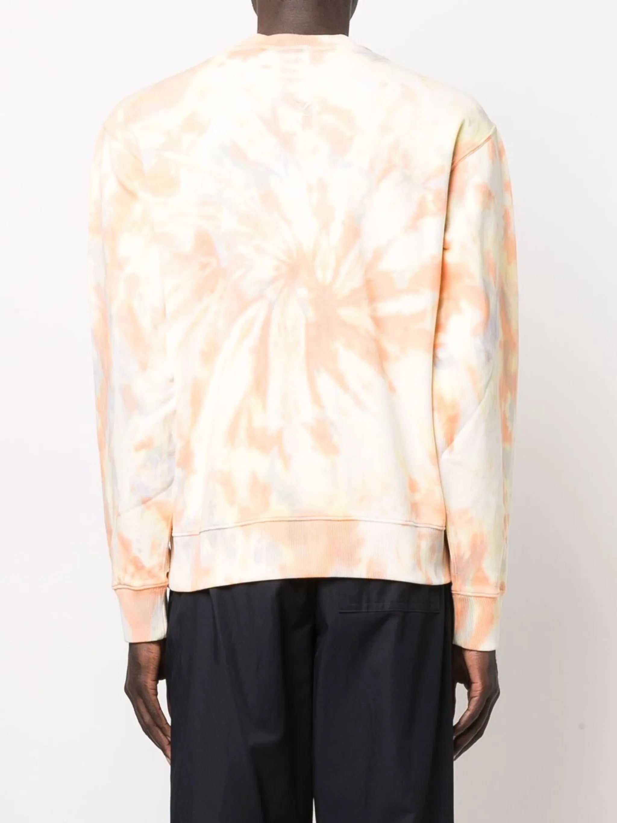 logo-print tie-dye sweatshirt