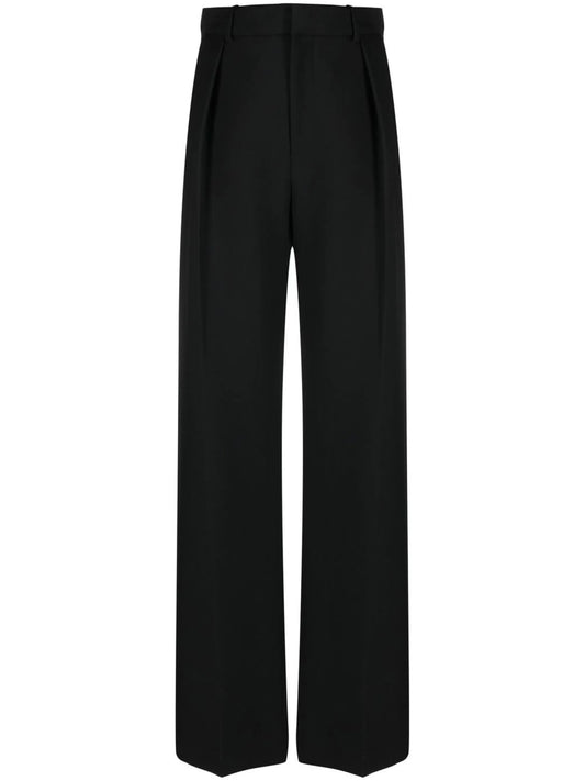 cut-out high-waisted trousers