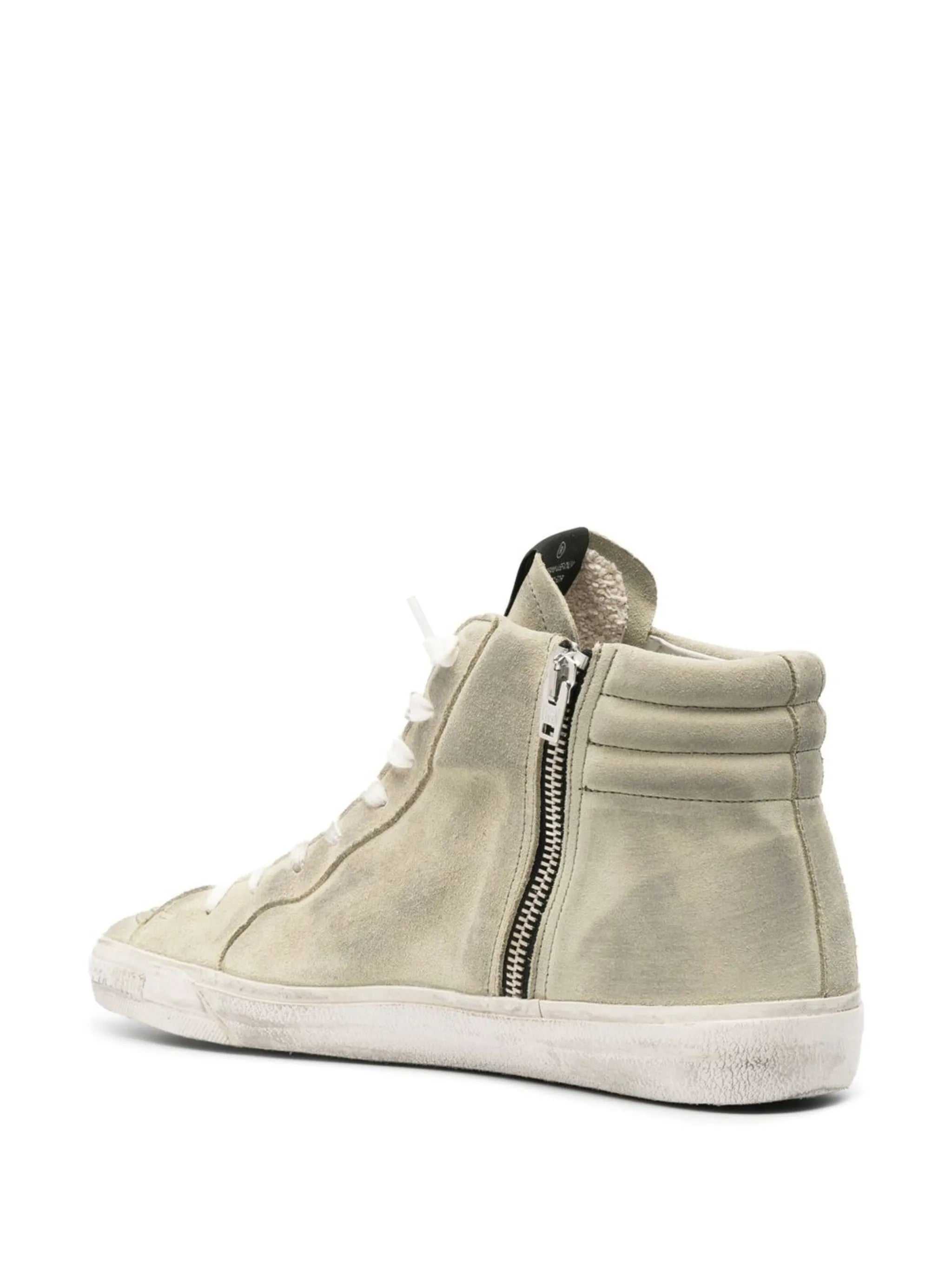 Slide high-top sneakers