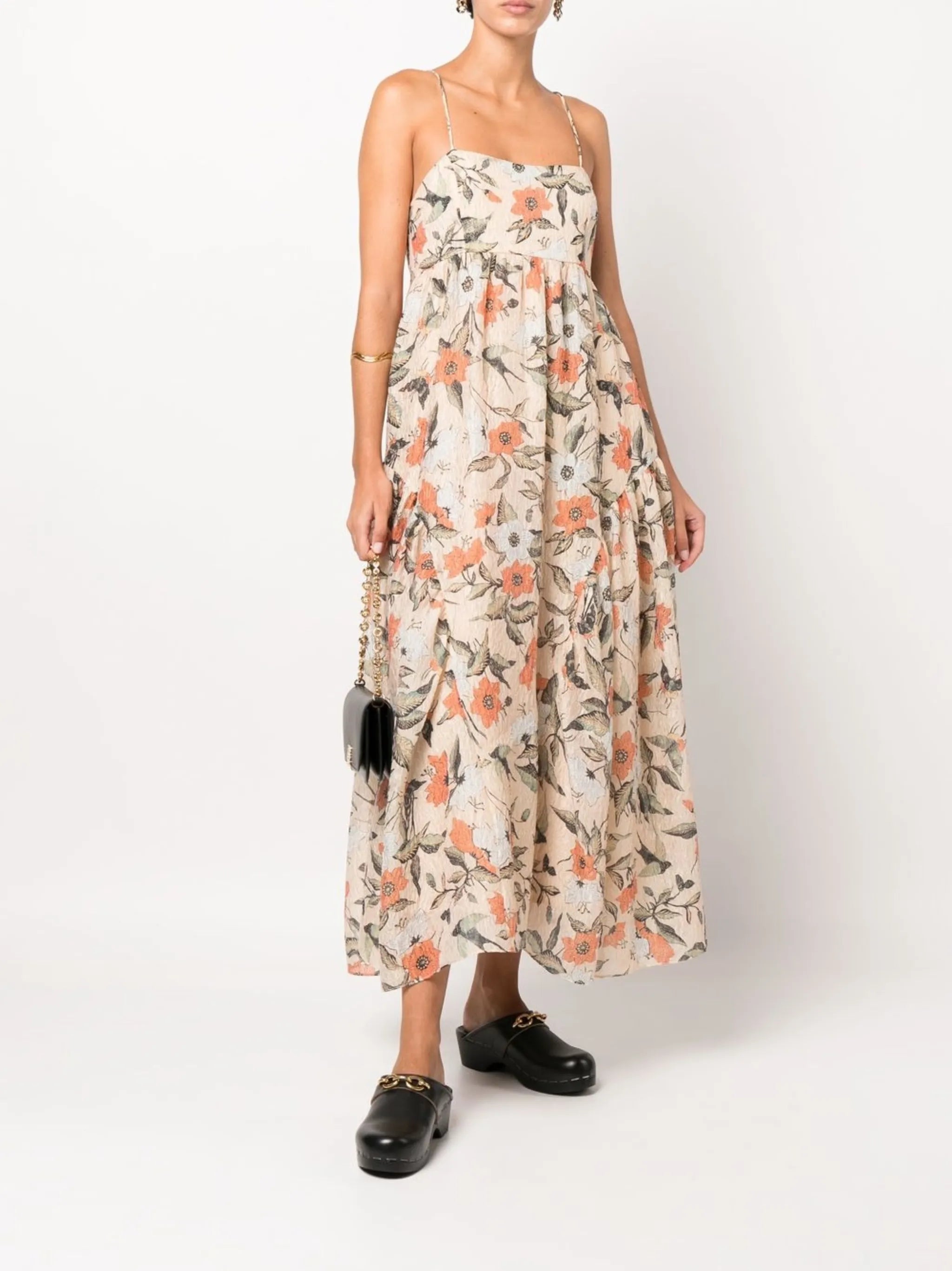 Astrid floral print maxi dress