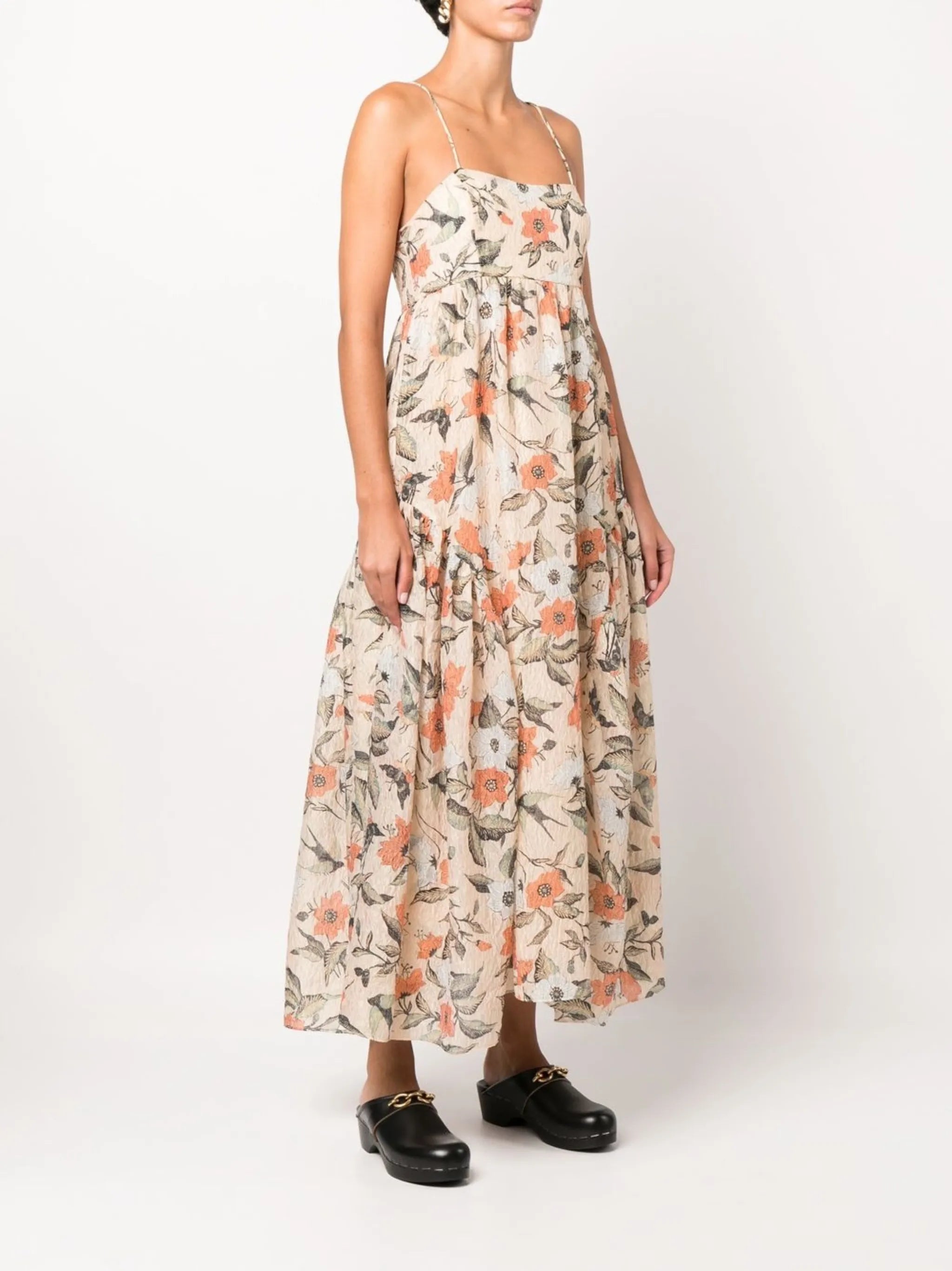 Astrid floral print maxi dress