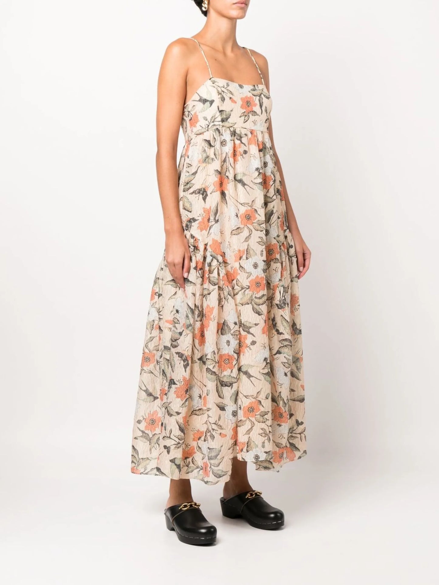 Astrid floral print maxi dress