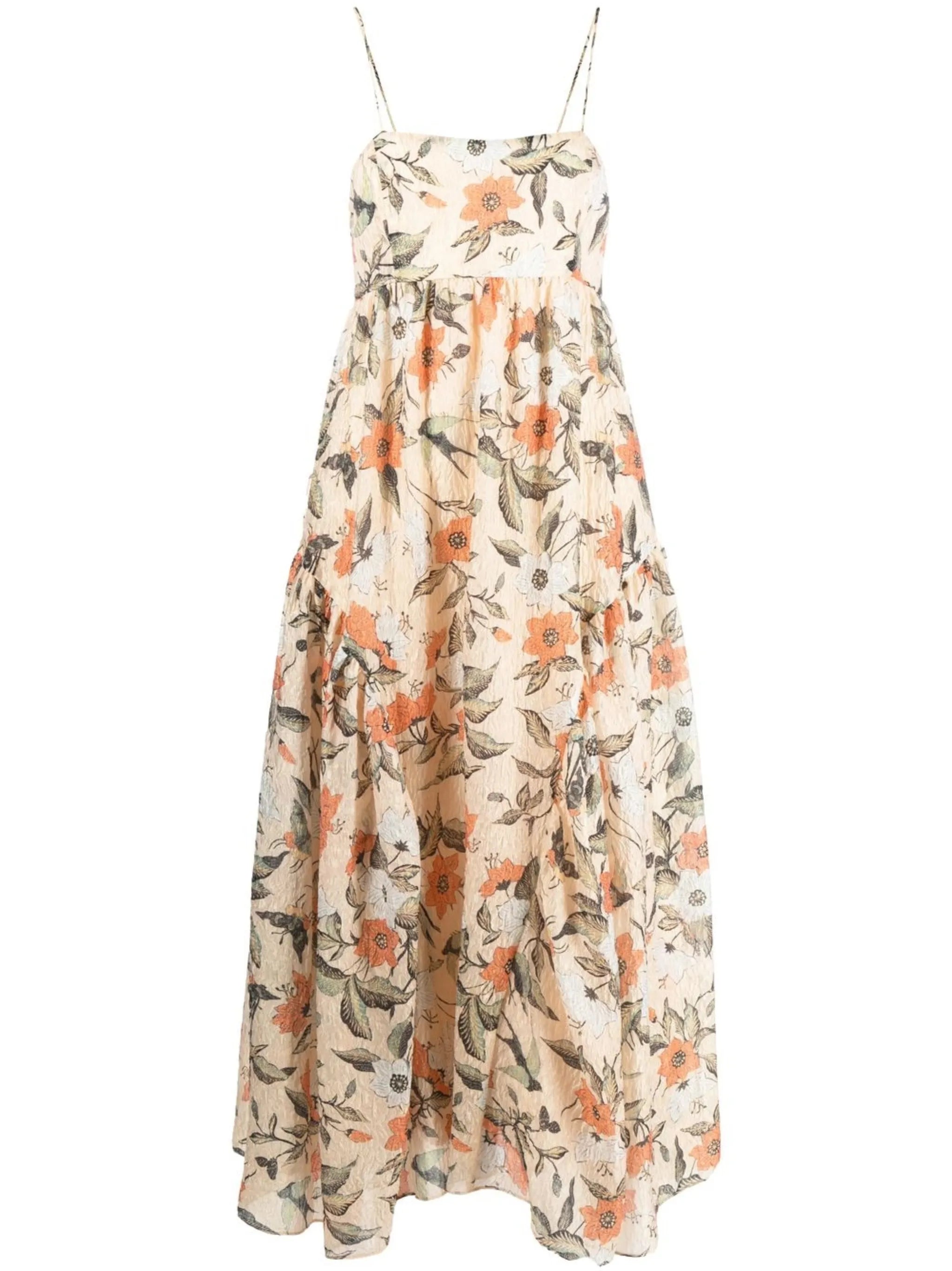 Astrid floral print maxi dress