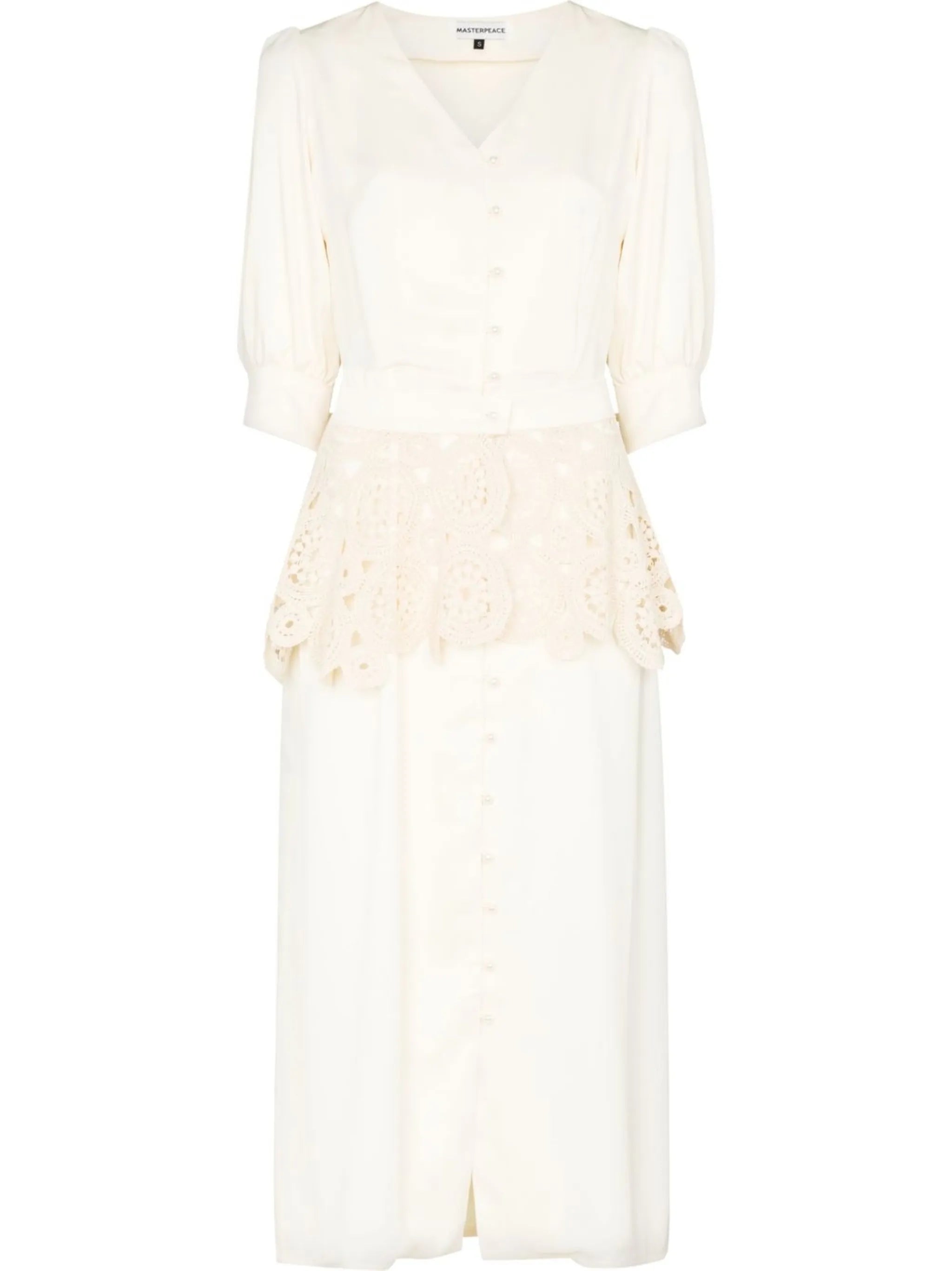 long-sleeve tiered dress